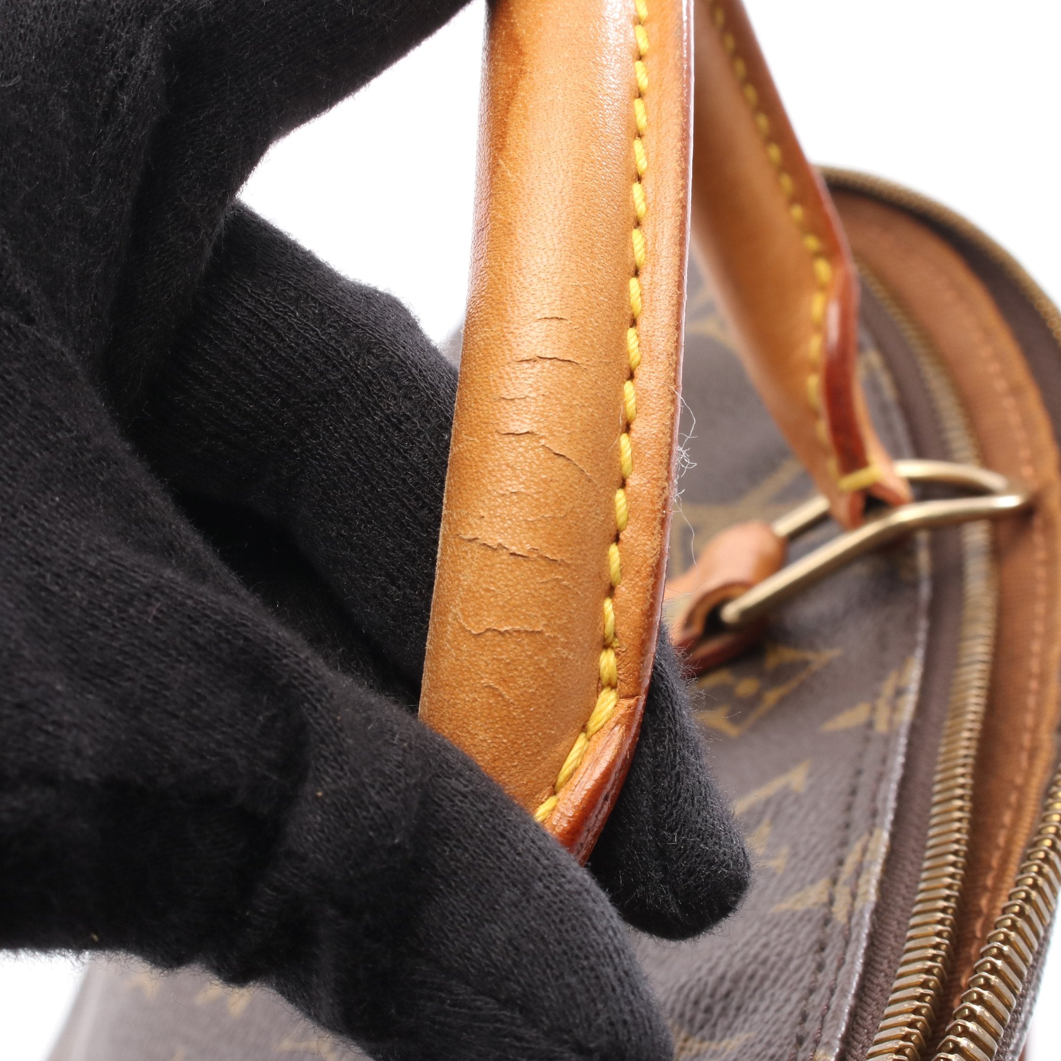 アルマPM モノグラム ハンドバッグ PVC レザー ブラウン ルイヴィトン