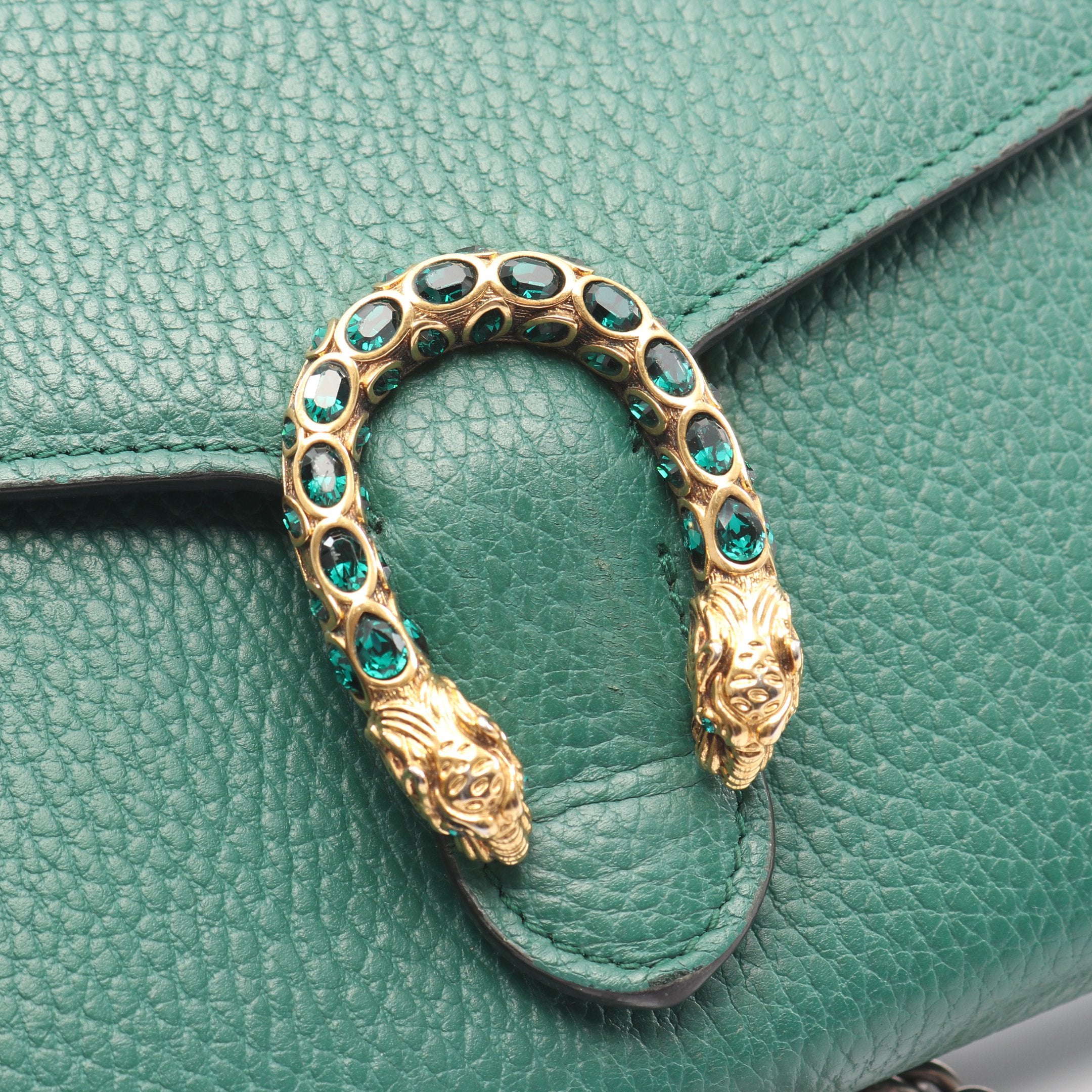 ディオニュソス チェーンウォレット レザー グリーン グッチ – RECLO