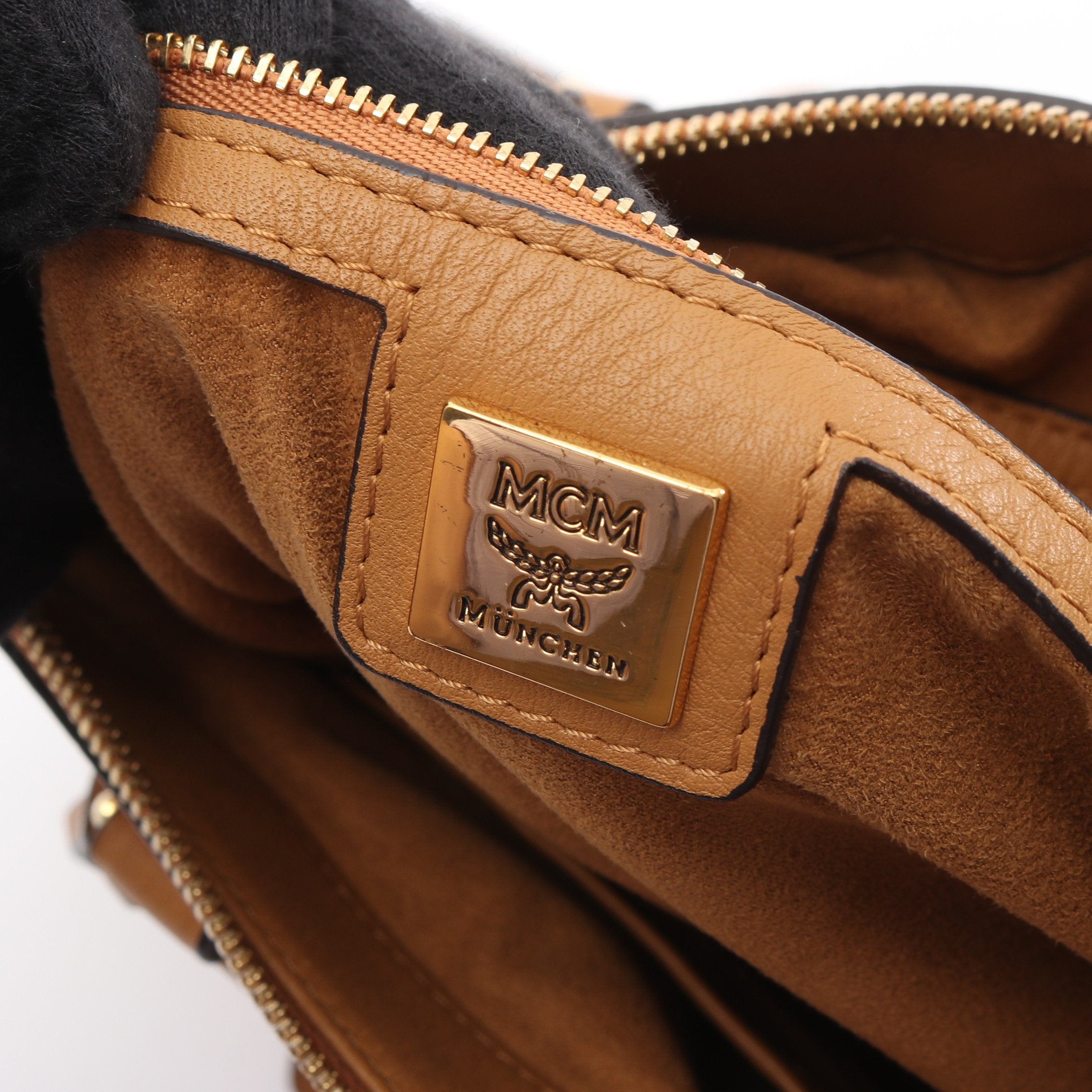 ヴィセトス ハンドバッグ PVC レザー ライトブラウン 2WAY エムシー