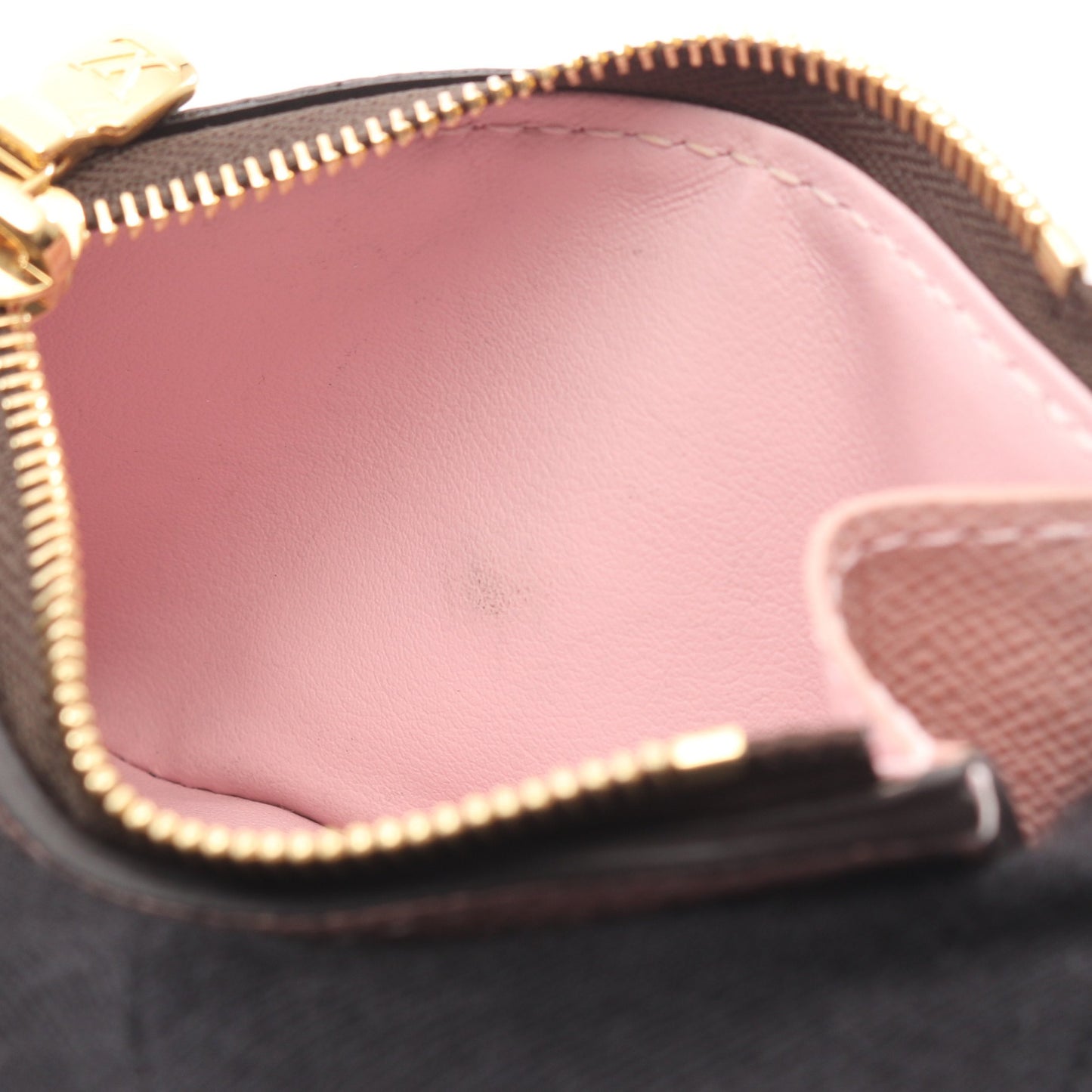 ポルトフォイユ ゾエ モノグラム ローズバレリーヌ 三つ折り財布 PVC レザー ブラウン ピンク ルイヴィトン 財布・小物 LOUIS VUITTON