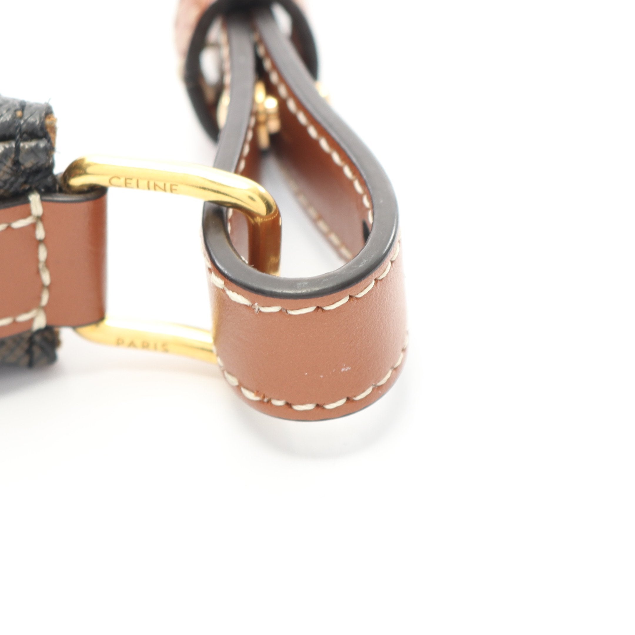 AVA ミニ アヴァ トリオンフ ハンドバッグ PVC レザー ブラック