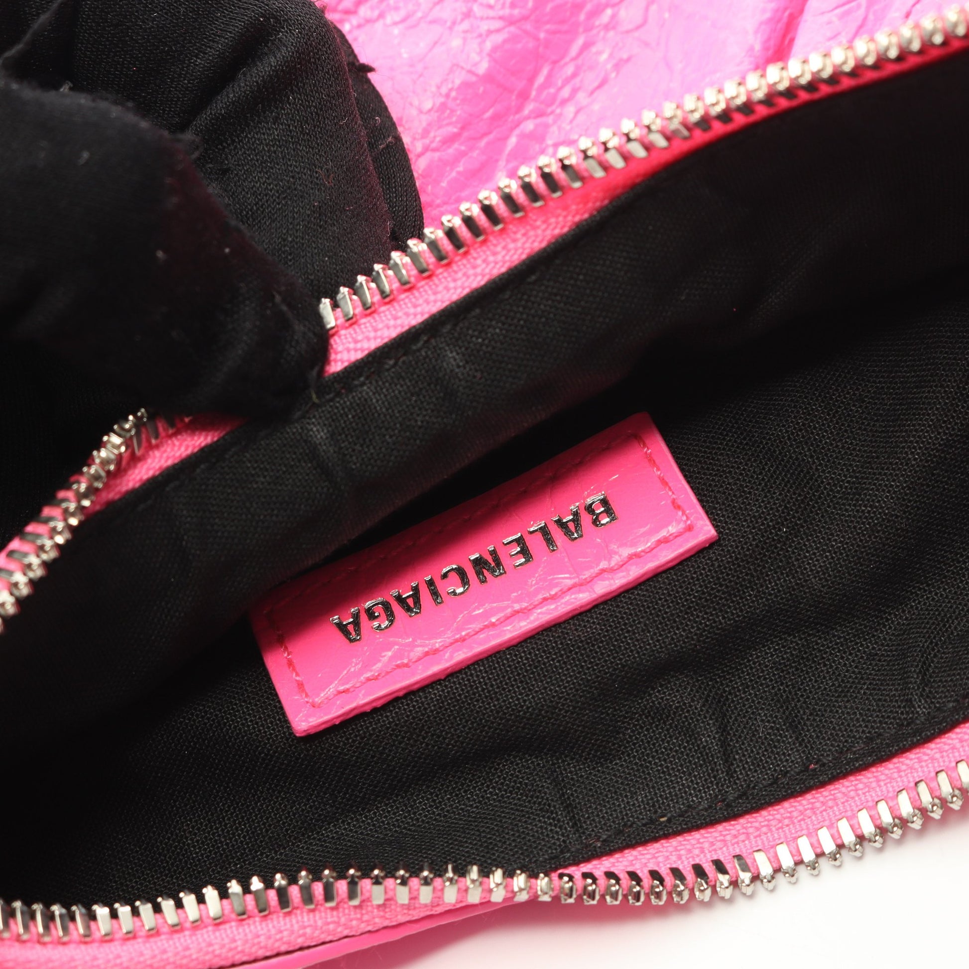 LE CAGOLE ショルダーバッグ レザー ピンク バレンシアガ バッグ BALENCIAGA
