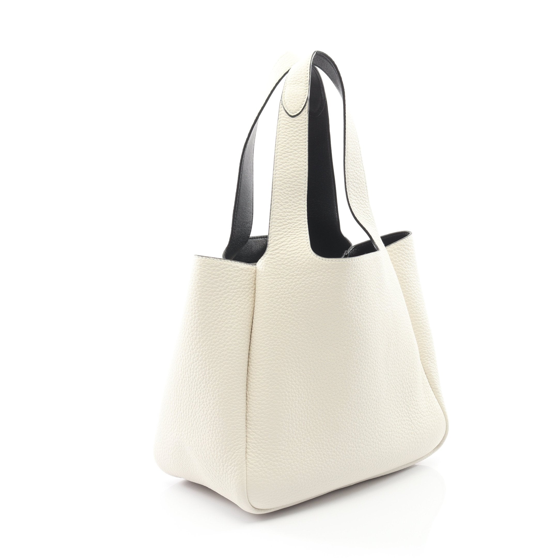 ヴィッテロダイノ ハンドバッグ トートバッグ レザー ホワイト プラダ