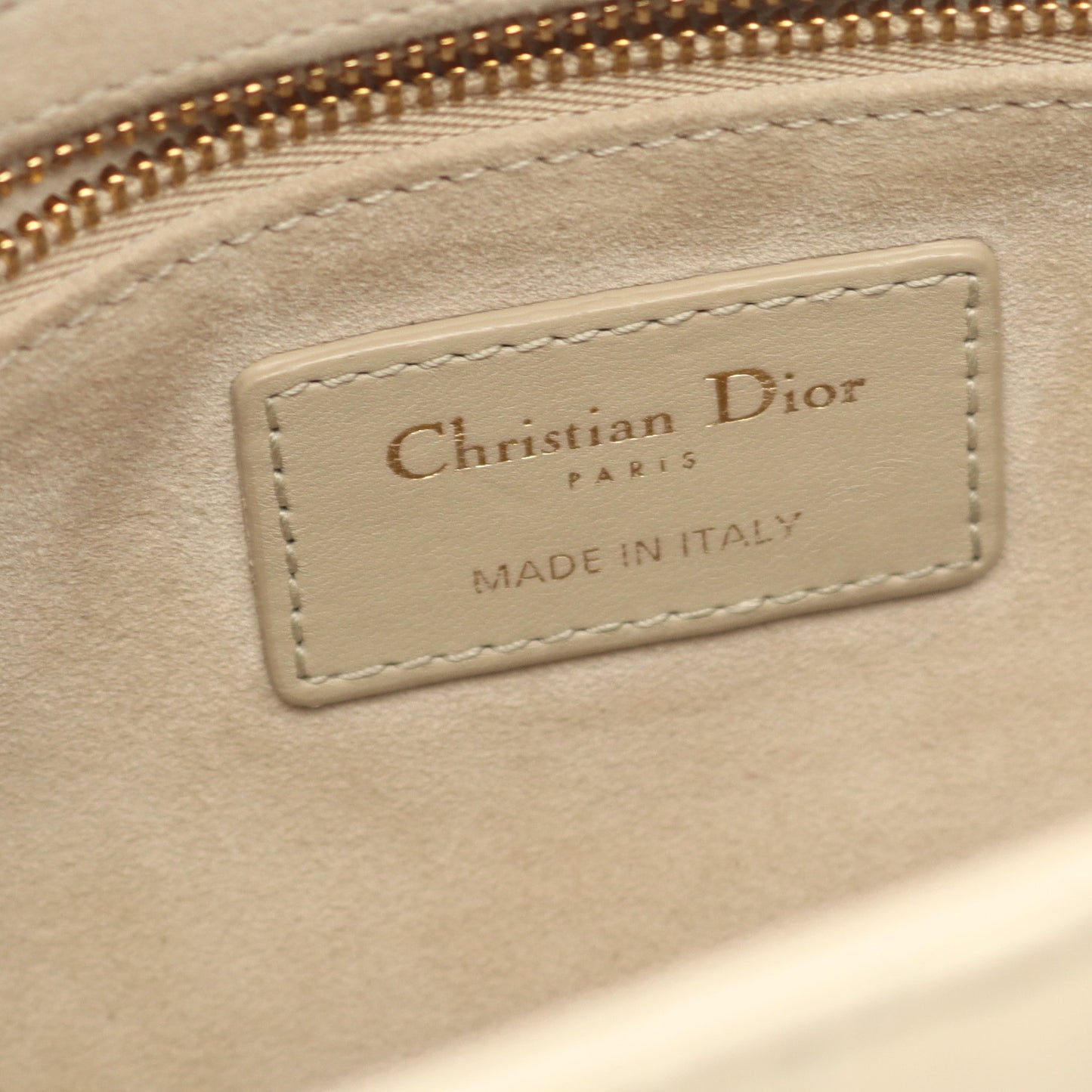 LADY DIOR レディディオール カナージュ ハンドバッグ レザー ベージュ 2WAY クリスチャンディオール バッグ Christian Dior