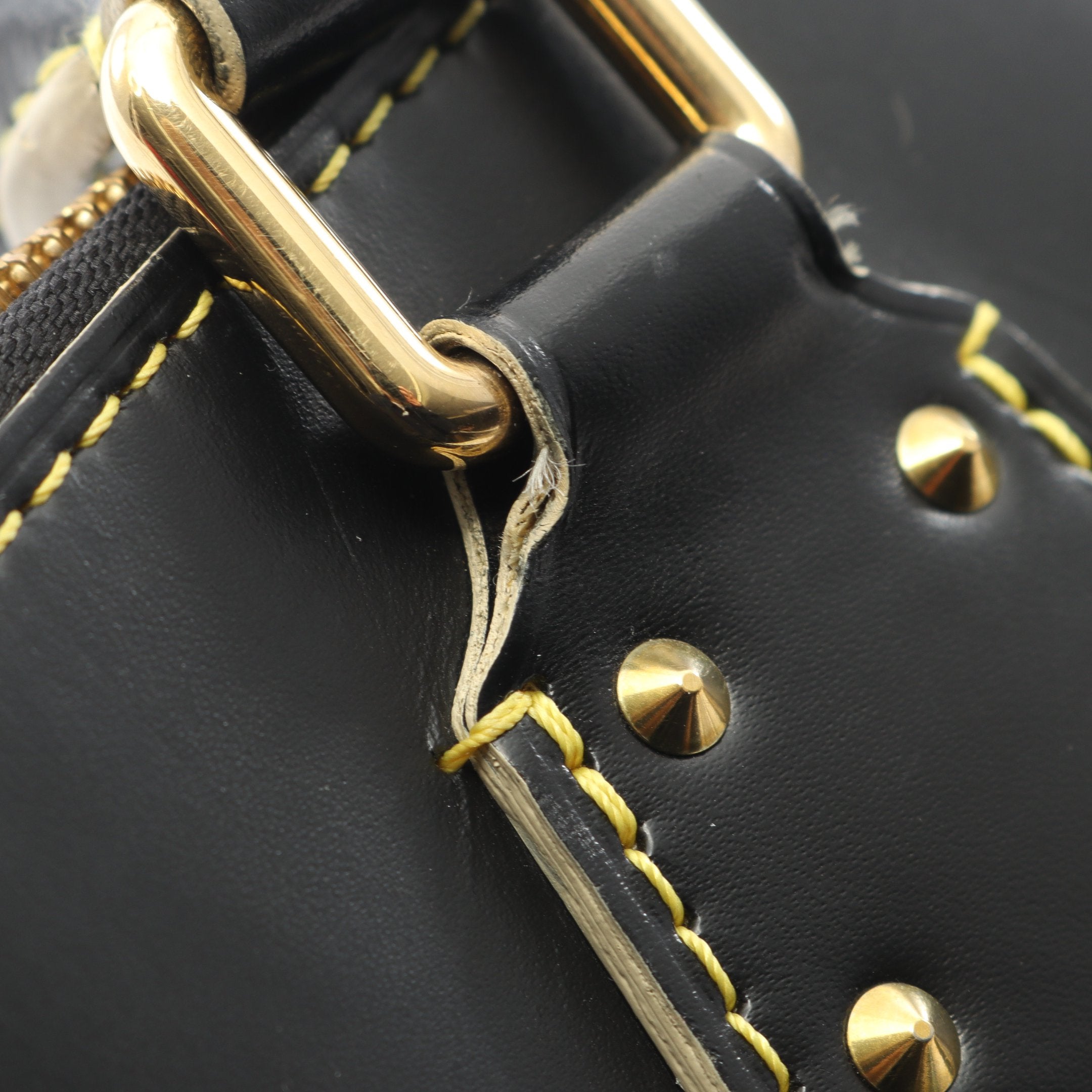 ロックイットPM スハリ ノワール ハンドバッグ レザー ブラック ルイ