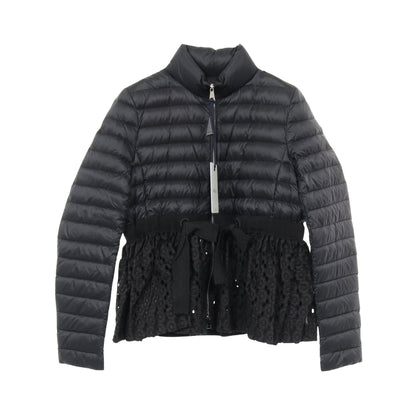 SERPENTINE ダウンジャケット ナイロン ブラック レース切替 モンクレール アウター MONCLER