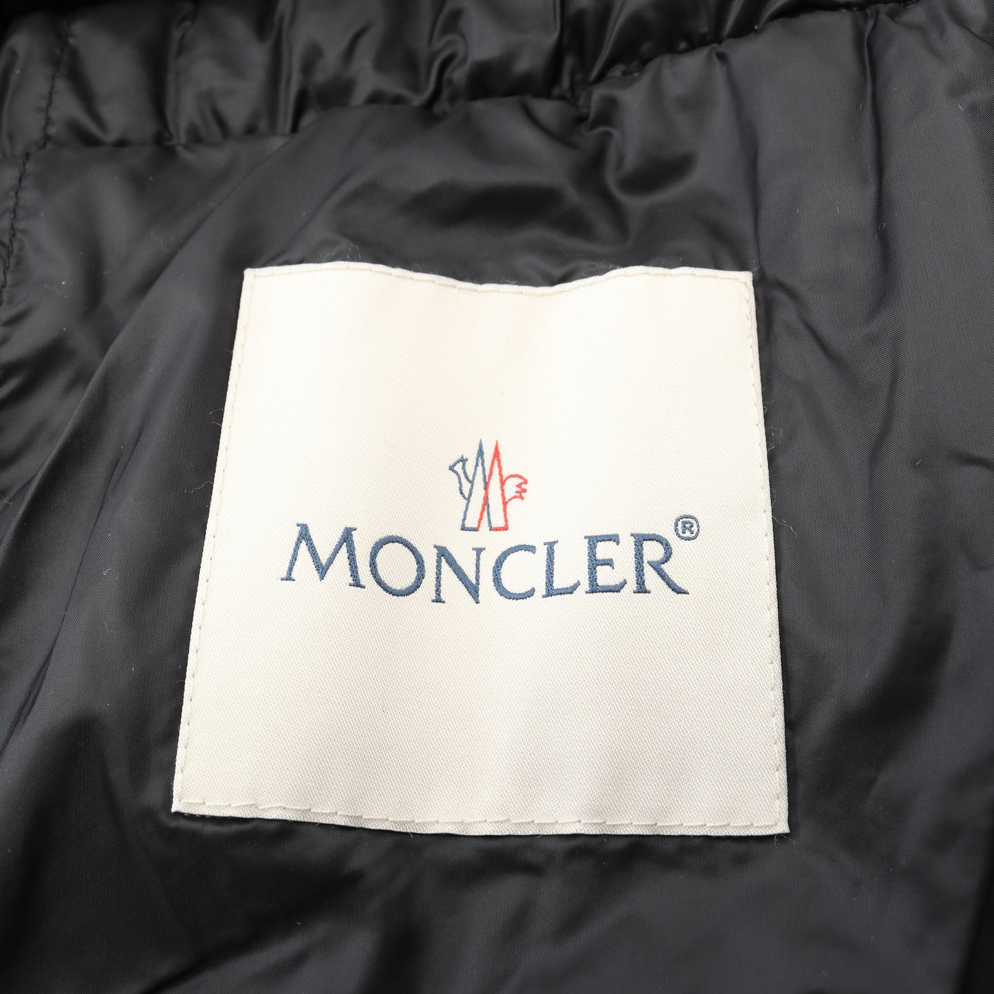 SERPENTINE ダウンジャケット ナイロン ブラック レース切替 モンクレール アウター MONCLER