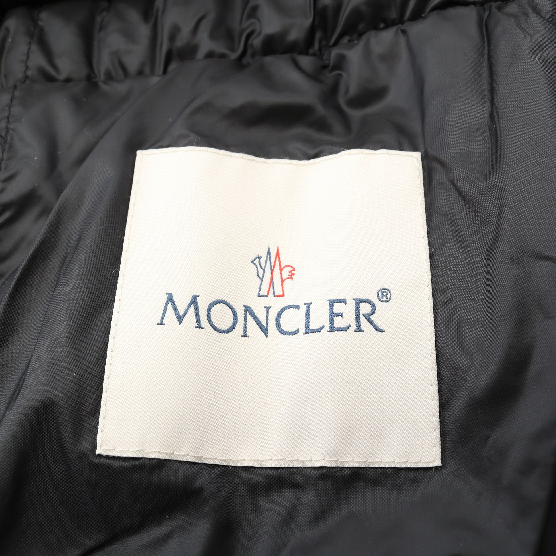 SERPENTINE ダウンジャケット ナイロン ブラック レース切替 モンクレール アウター MONCLER
