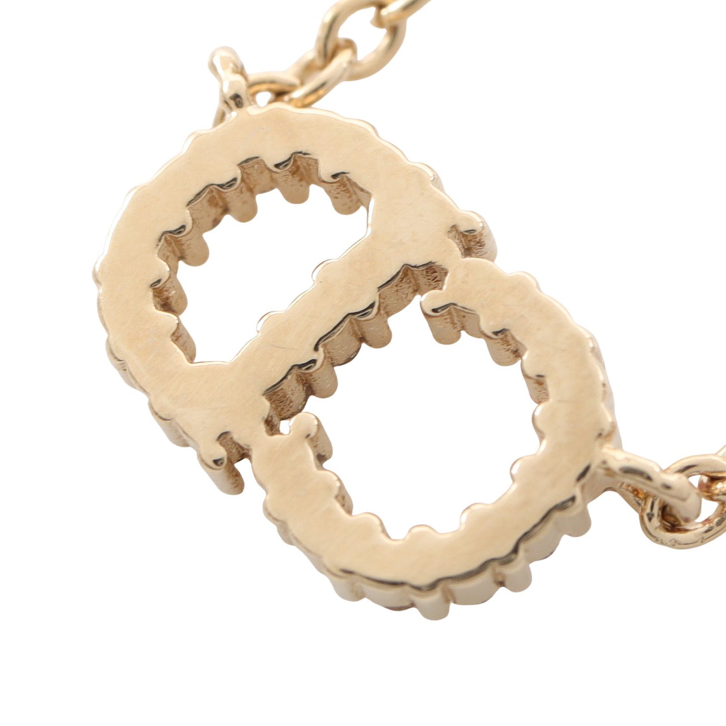 CDロゴ ネックレス GP ラインストーン ゴールド クリア ディオール アクセサリー DIOR