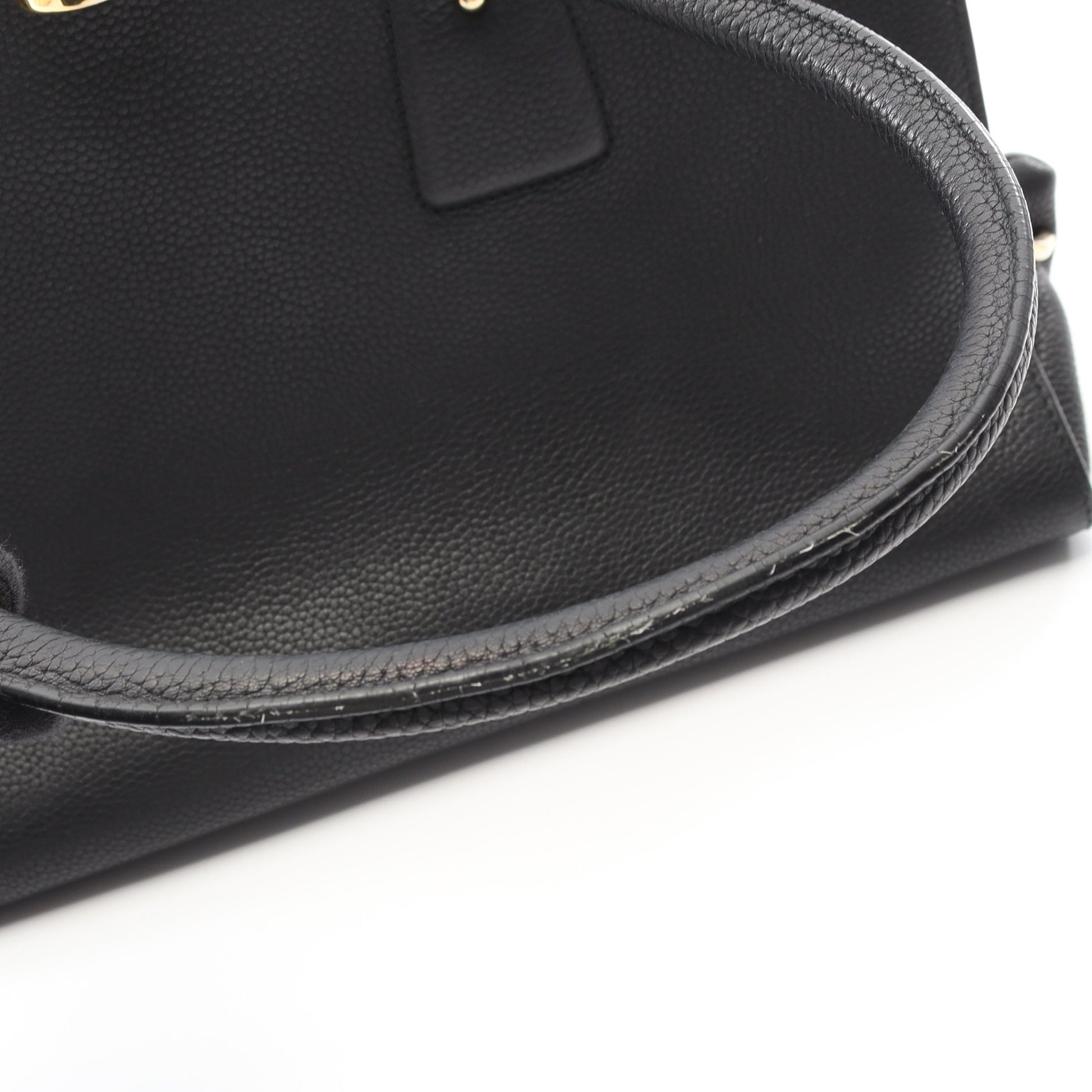 ガンチーニ ハンドバッグ レザー ブラック サルヴァトーレフェラガモ バッグ Salvatore Ferragamo