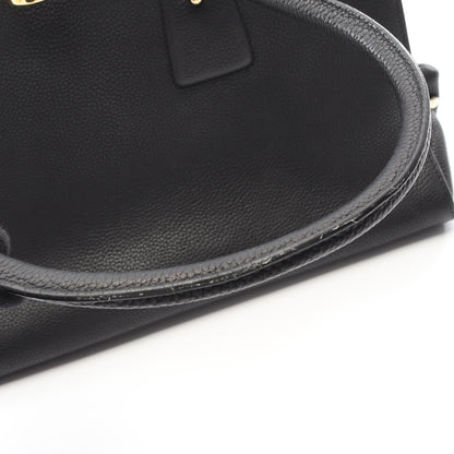 ガンチーニ ハンドバッグ レザー ブラック サルヴァトーレフェラガモ バッグ Salvatore Ferragamo