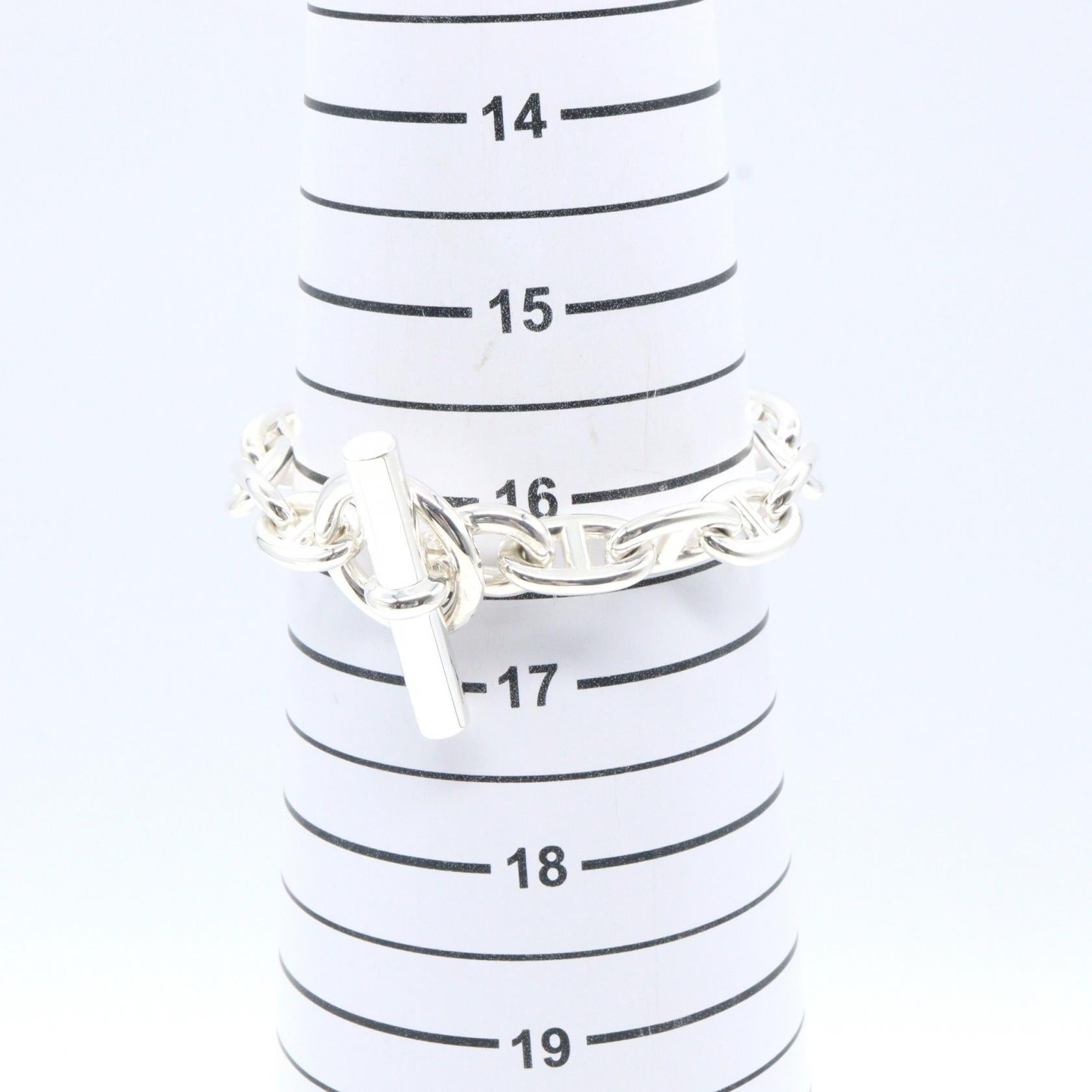シェーヌダンクルMM ブレスレット 15コマ ブレスレット SV925 シルバー エルメス アクセサリー HERMES