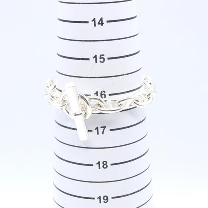 シェーヌダンクルMM ブレスレット 15コマ ブレスレット SV925 シルバー エルメス アクセサリー HERMES