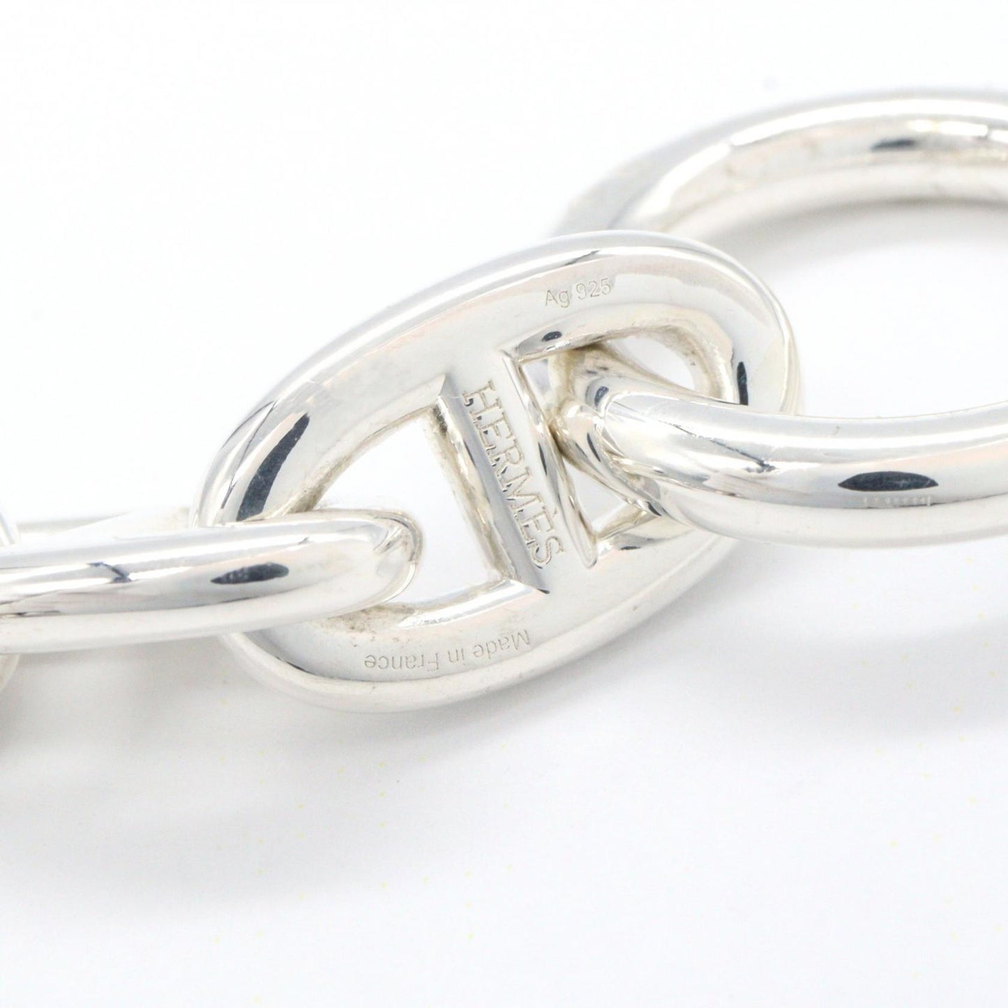 シェーヌダンクルMM ブレスレット 15コマ ブレスレット SV925 シルバー エルメス アクセサリー HERMES