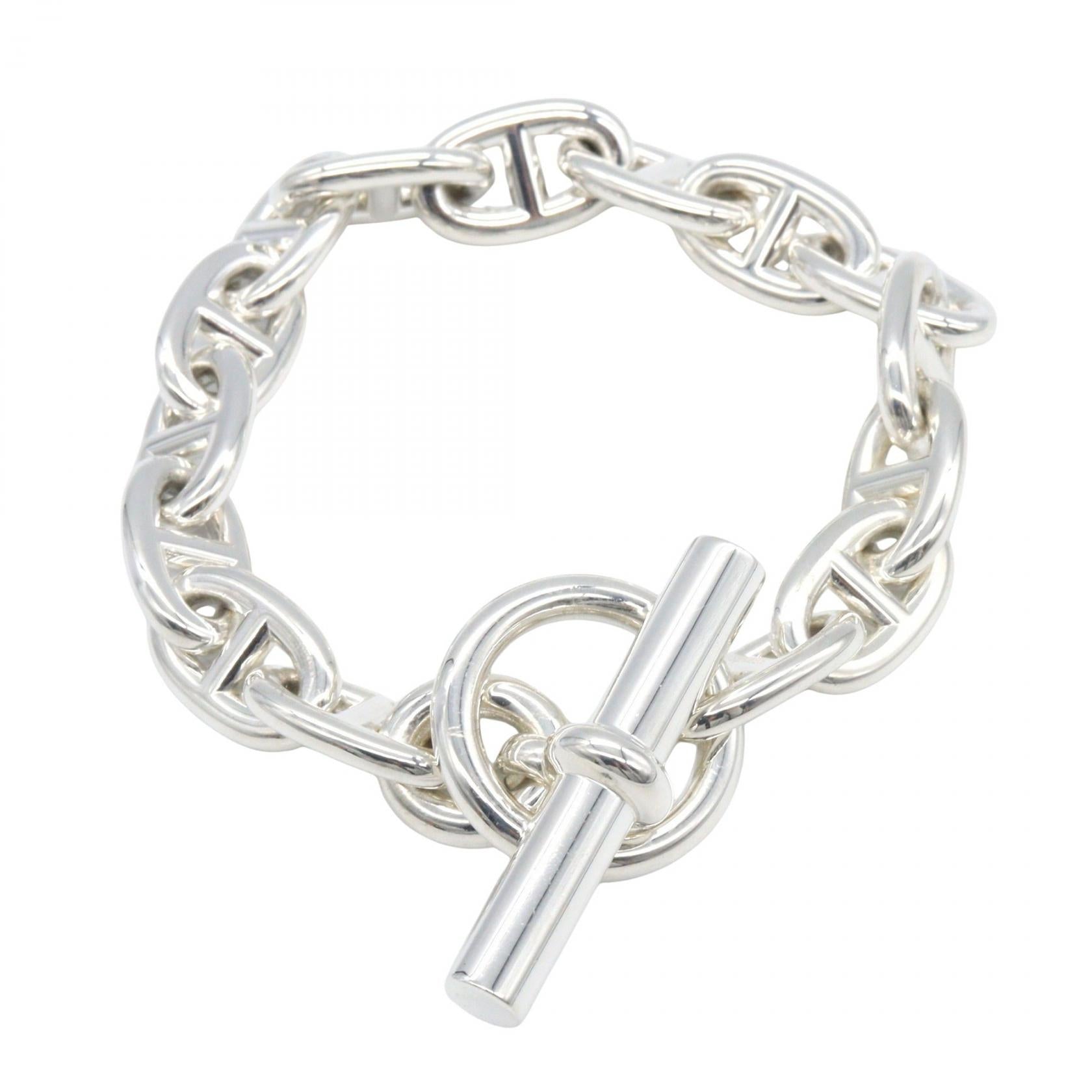 シェーヌダンクルMM ブレスレット 15コマ ブレスレット SV925 シルバー エルメス アクセサリー HERMES
