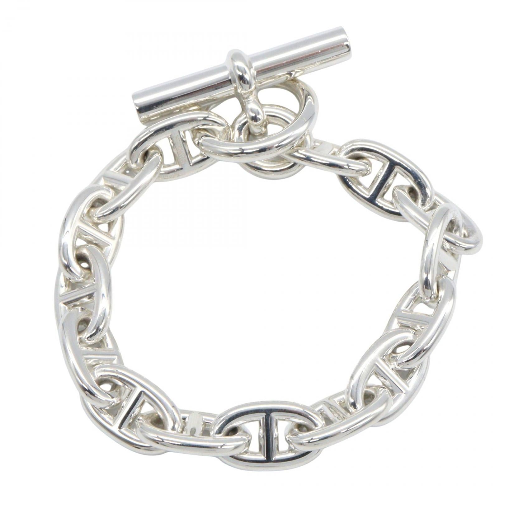 シェーヌダンクルMM ブレスレット 15コマ ブレスレット SV925 シルバー エルメス アクセサリー HERMES