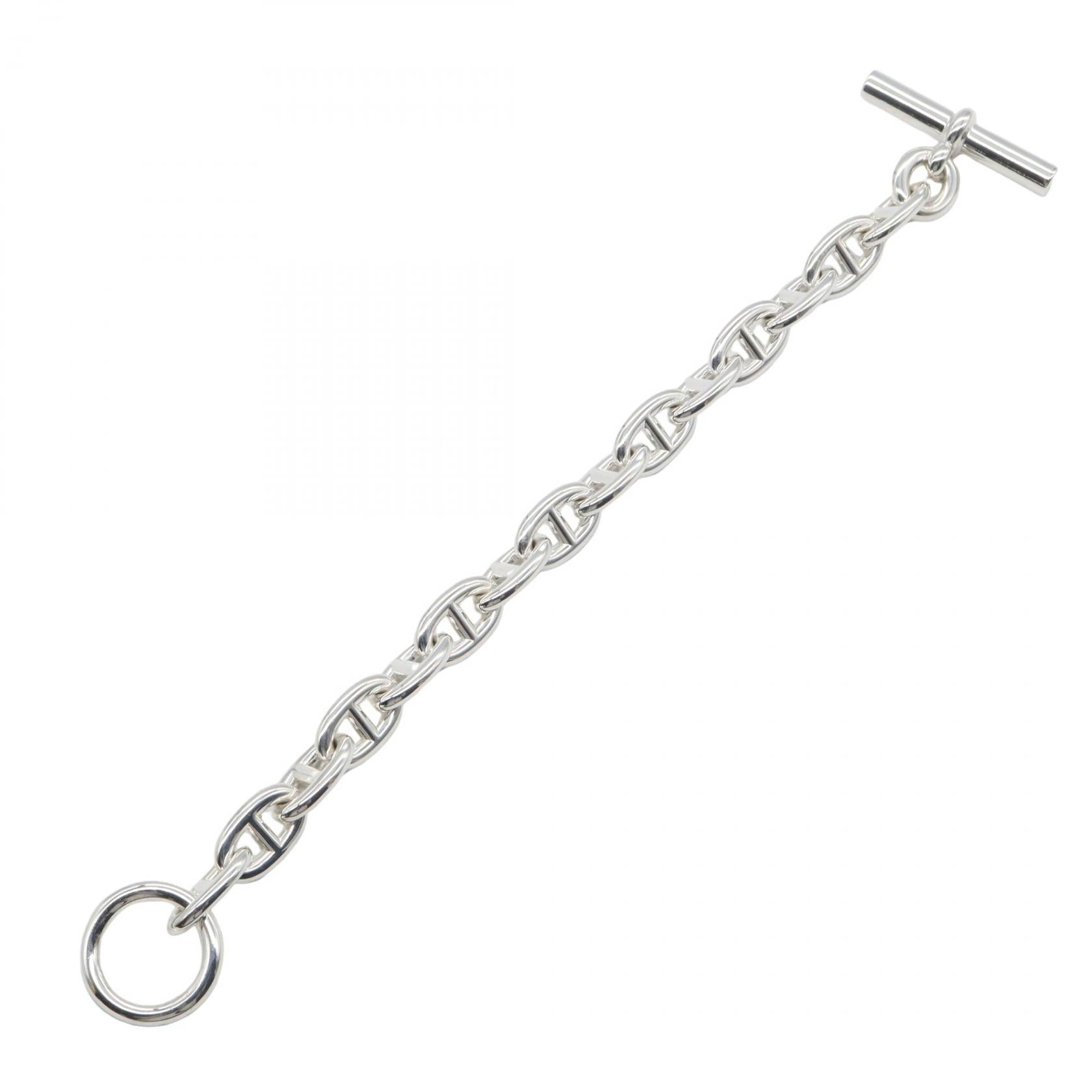 シェーヌダンクルMM ブレスレット 15コマ ブレスレット SV925 シルバー エルメス アクセサリー HERMES