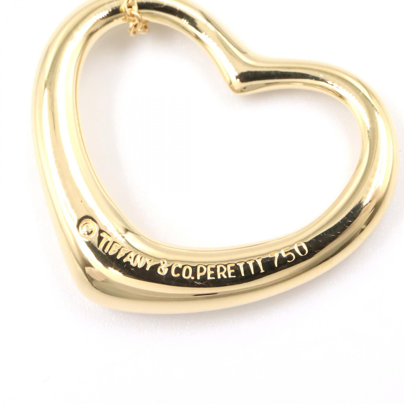 オープンハート ネックレス ネックレス K18YG イエローゴールド