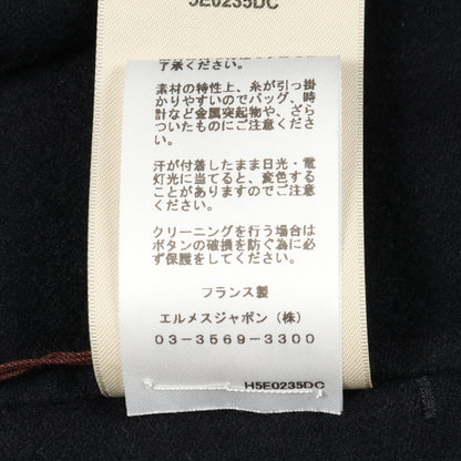 クルードセル CLOU DE SELLE ジャケット カシミヤ ネイビー エルメス アウター HERMES