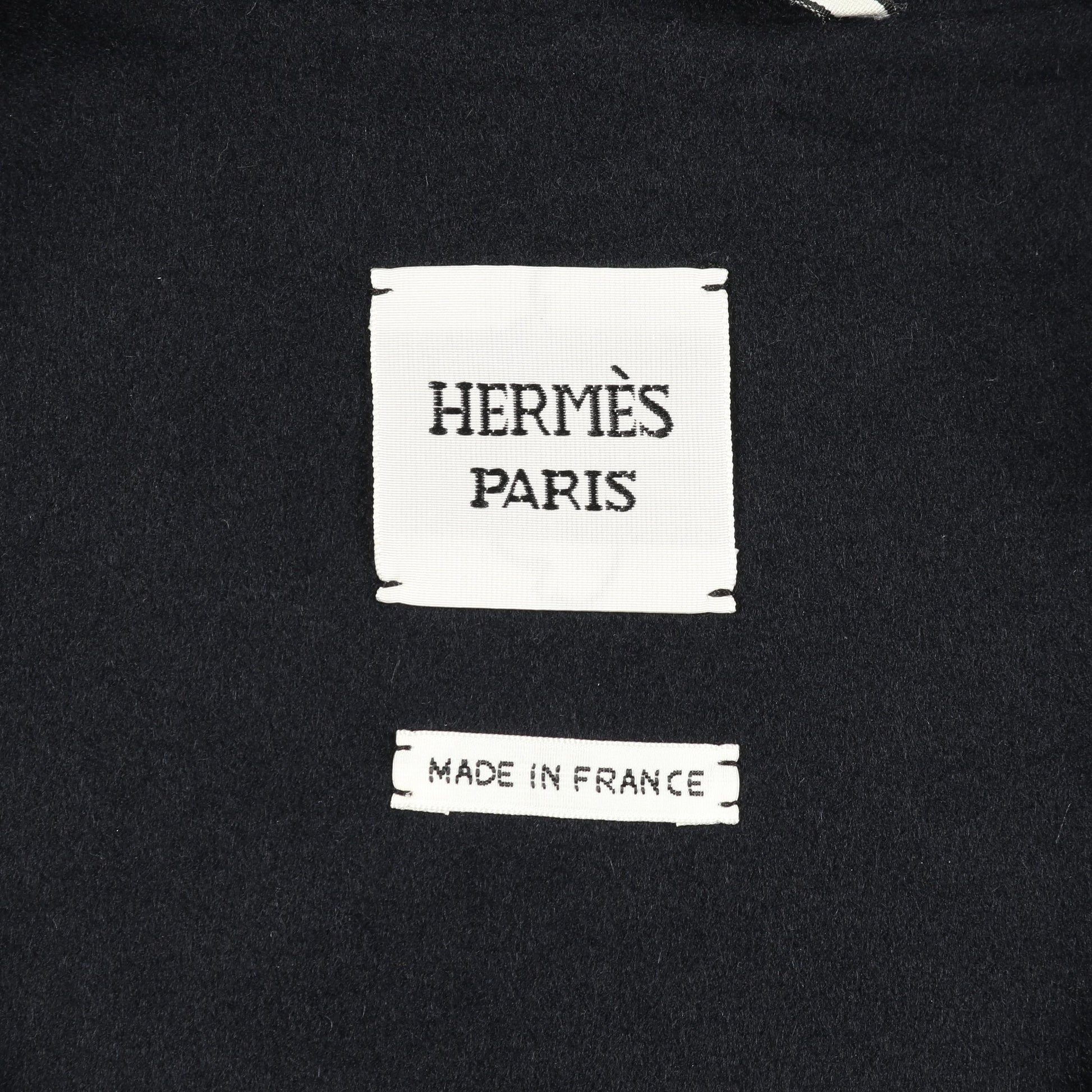 クルードセル CLOU DE SELLE ジャケット カシミヤ ネイビー エルメス アウター HERMES