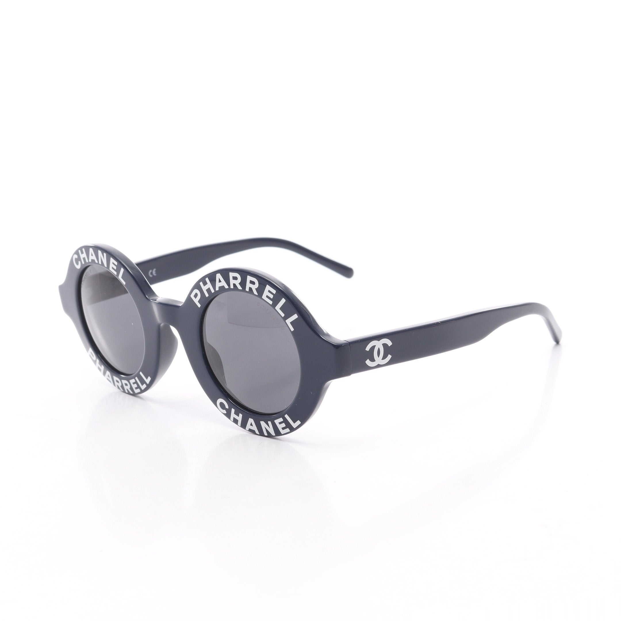 CHANEL × PHARRELL サングラス ネイビー ホワイト シャネル – RECLO