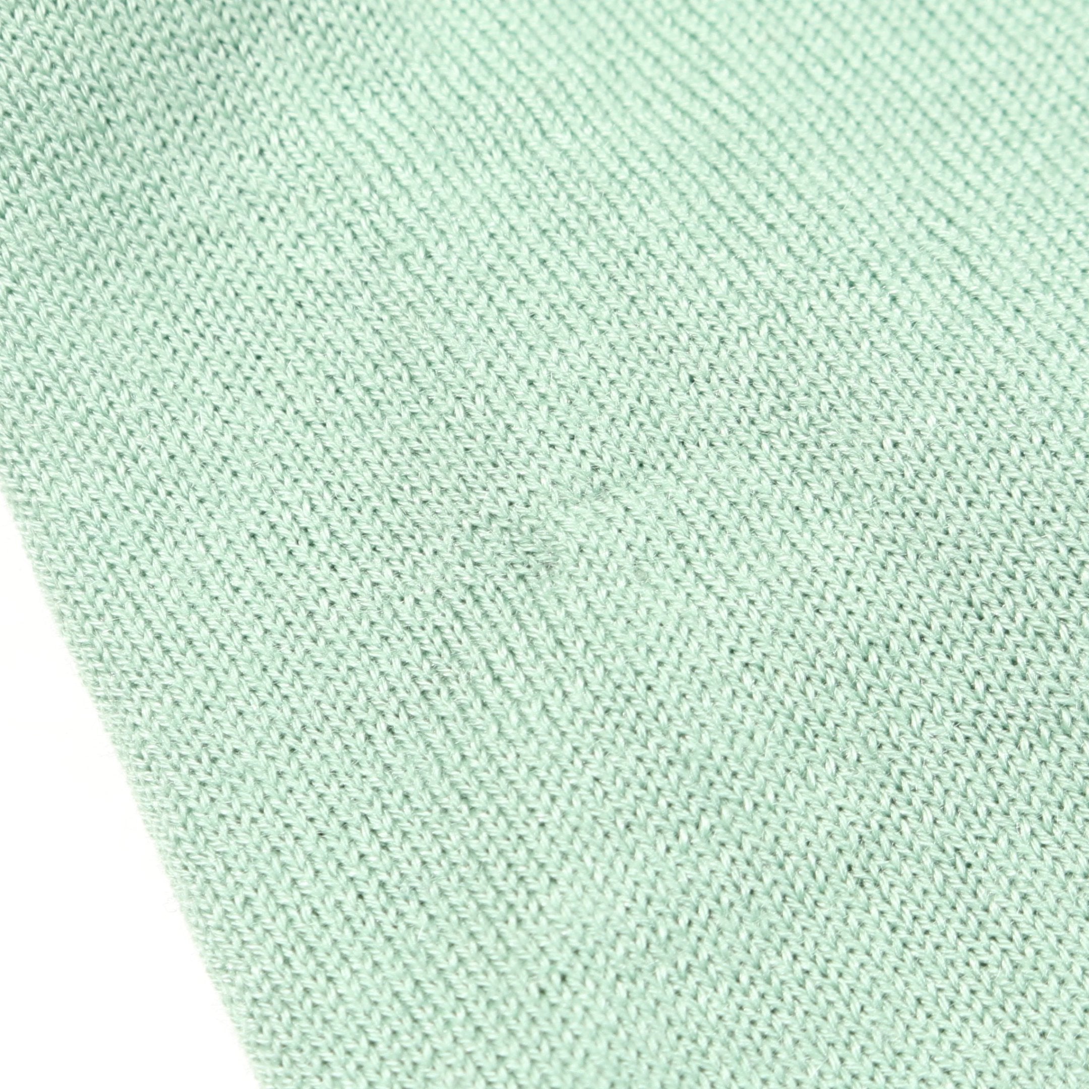 ニット クルーネック カシミヤ シルク ライトグリーン エルメス – RECLO