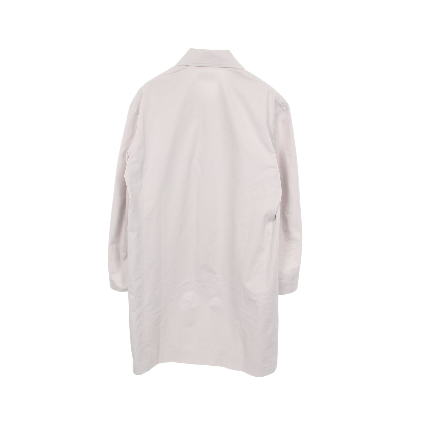 ステンカラーコート コットン オフホワイト バレンシアガ アウター BALENCIAGA