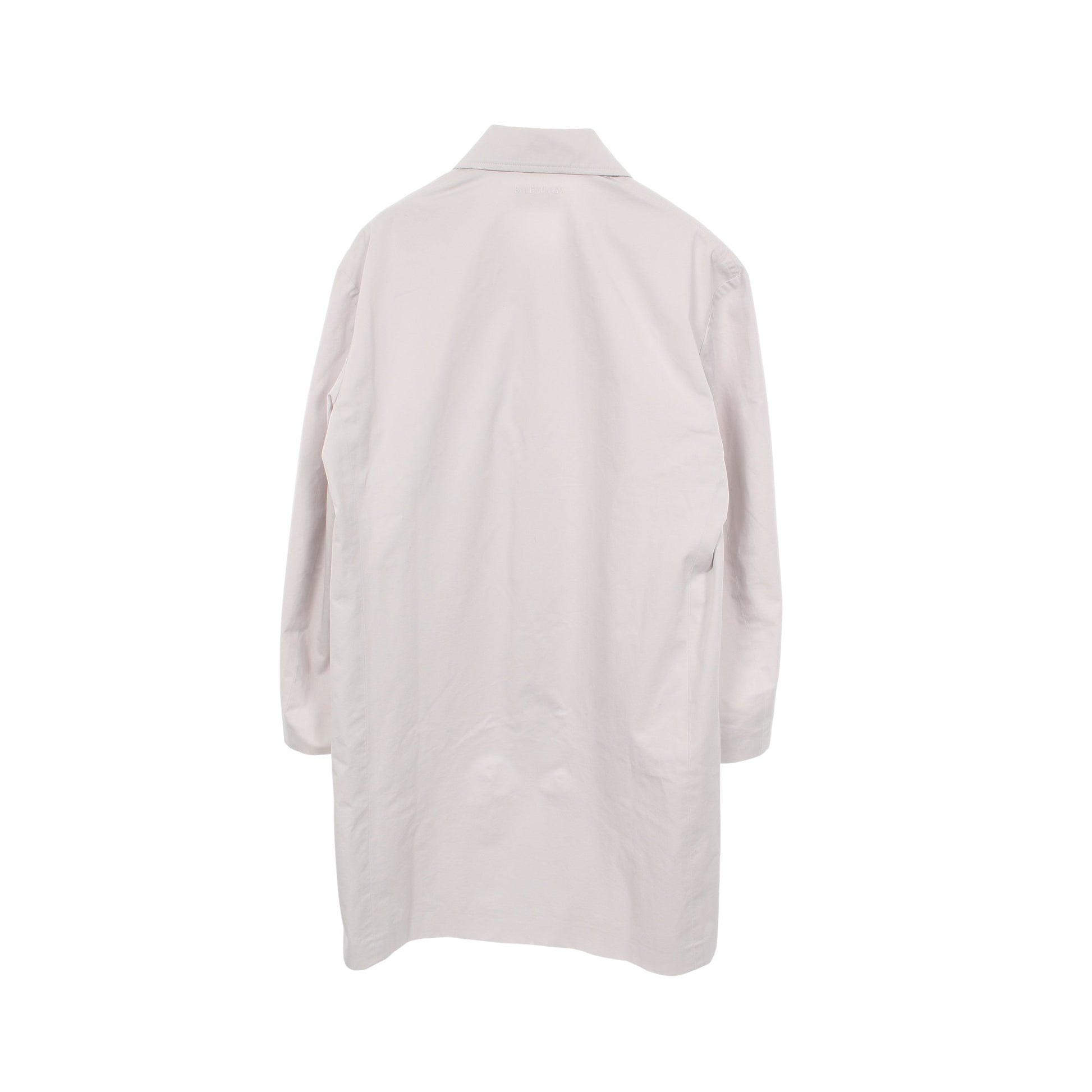 ステンカラーコート コットン オフホワイト バレンシアガ アウター BALENCIAGA