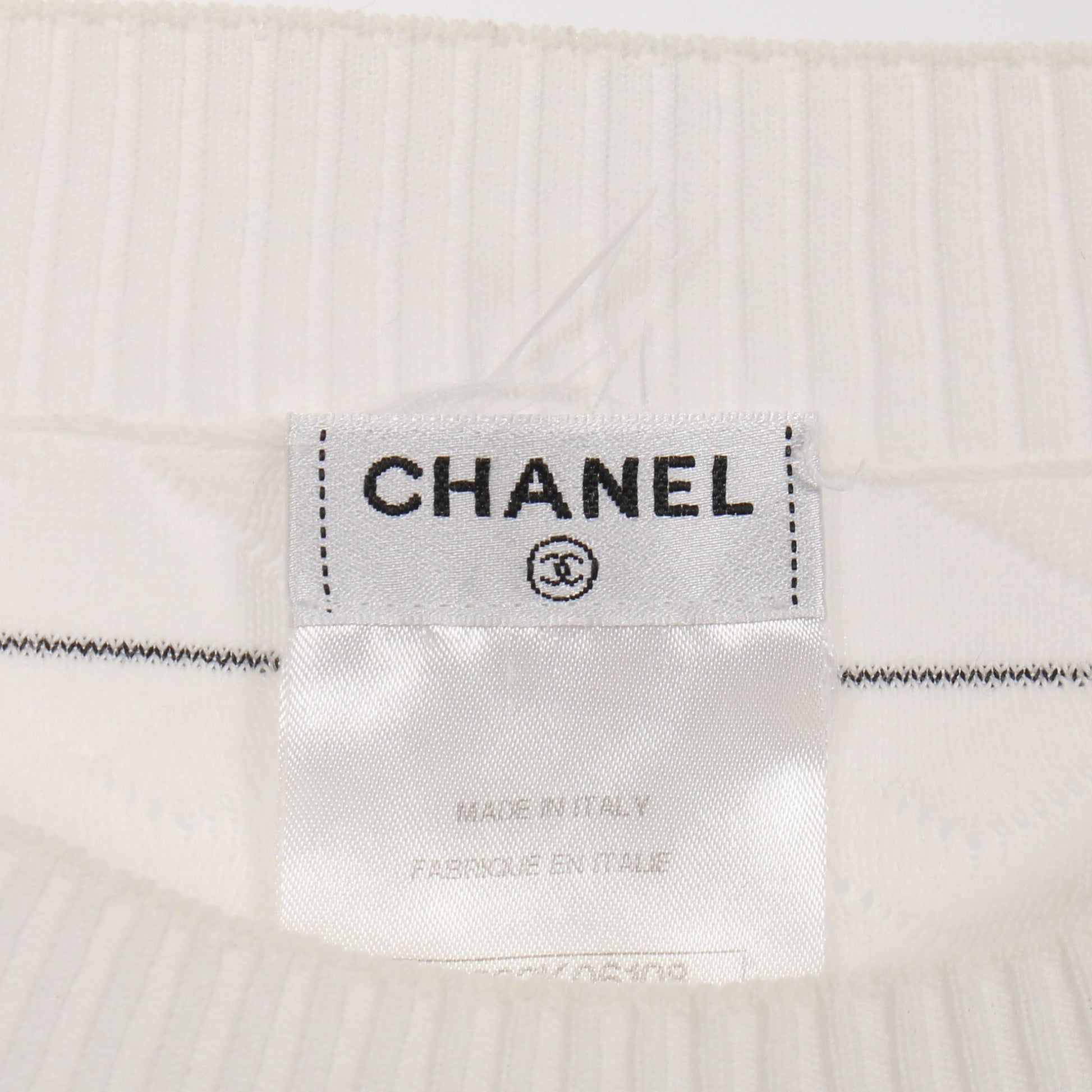 ココマーク ニット コットン ホワイト ブラック シャネル トップス CHANEL