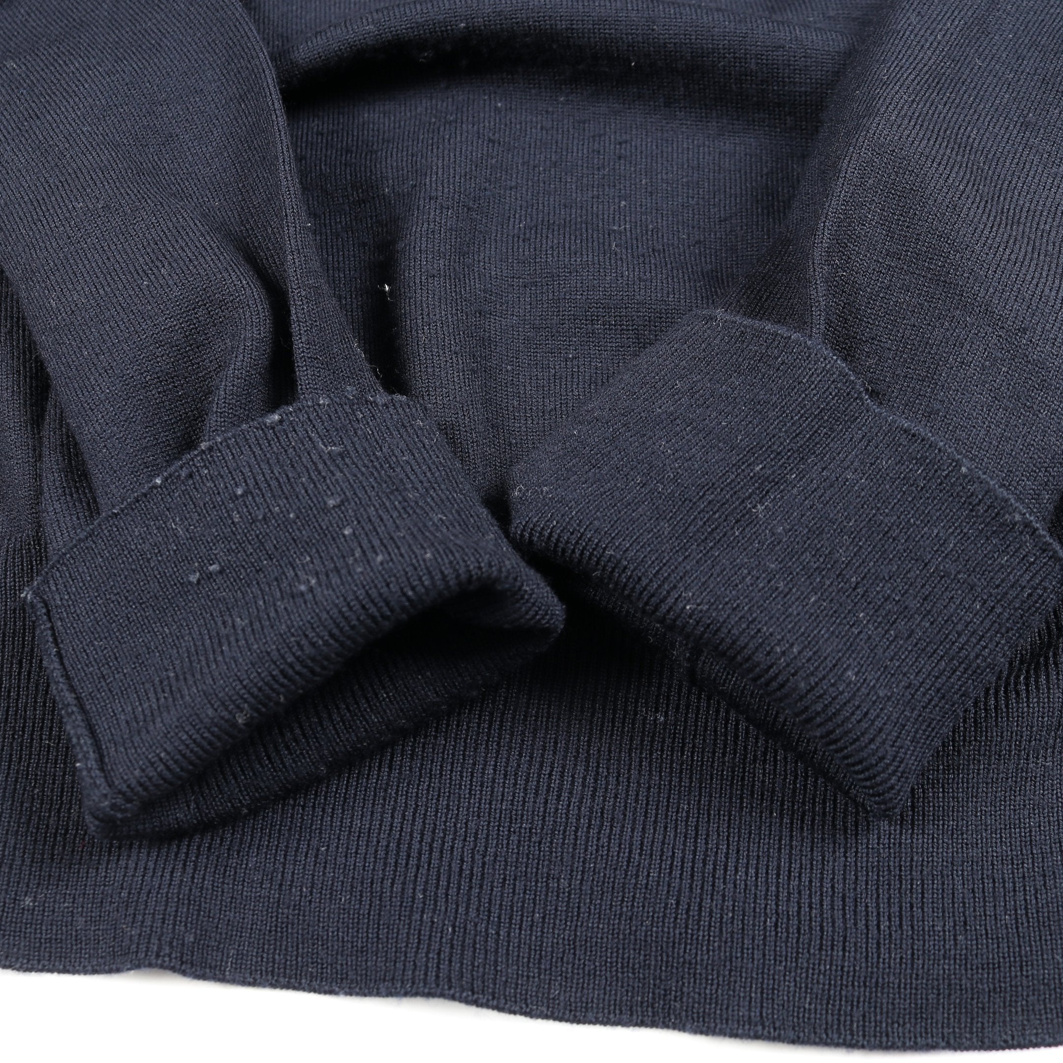 ニット クルーネック ウール ネイビー エルメス – RECLO