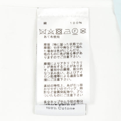 シャツ ヘンリーネック コットン ホワイト グレー ライトブルー エルメス トップス HERMES