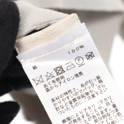 ニット クルーネック コットン ライトグレー エルメス トップス HERMES