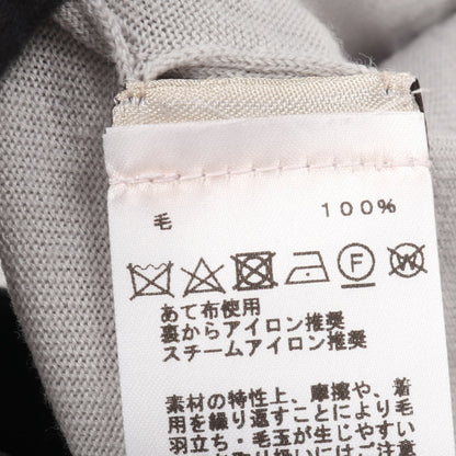 カーディガン Vネック ウール グレー エルメス トップス HERMES
