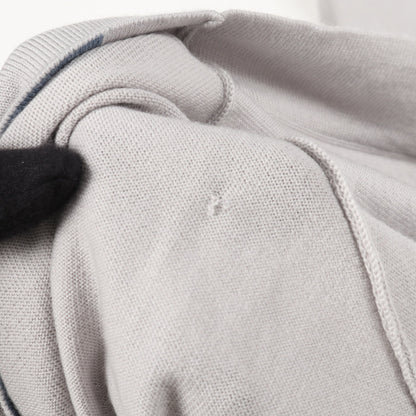 カーディガン Vネック ウール グレー エルメス トップス HERMES