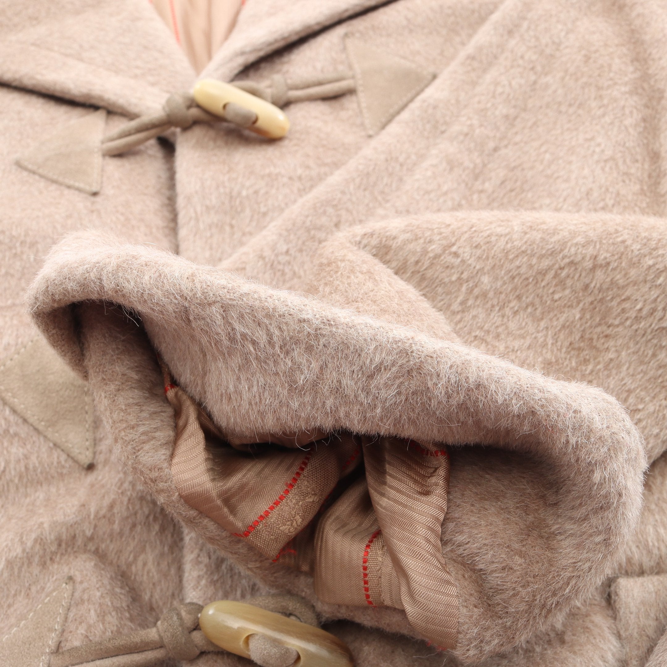 ロング ダッフルコート ラマ ウール ベージュ エルメス – RECLO