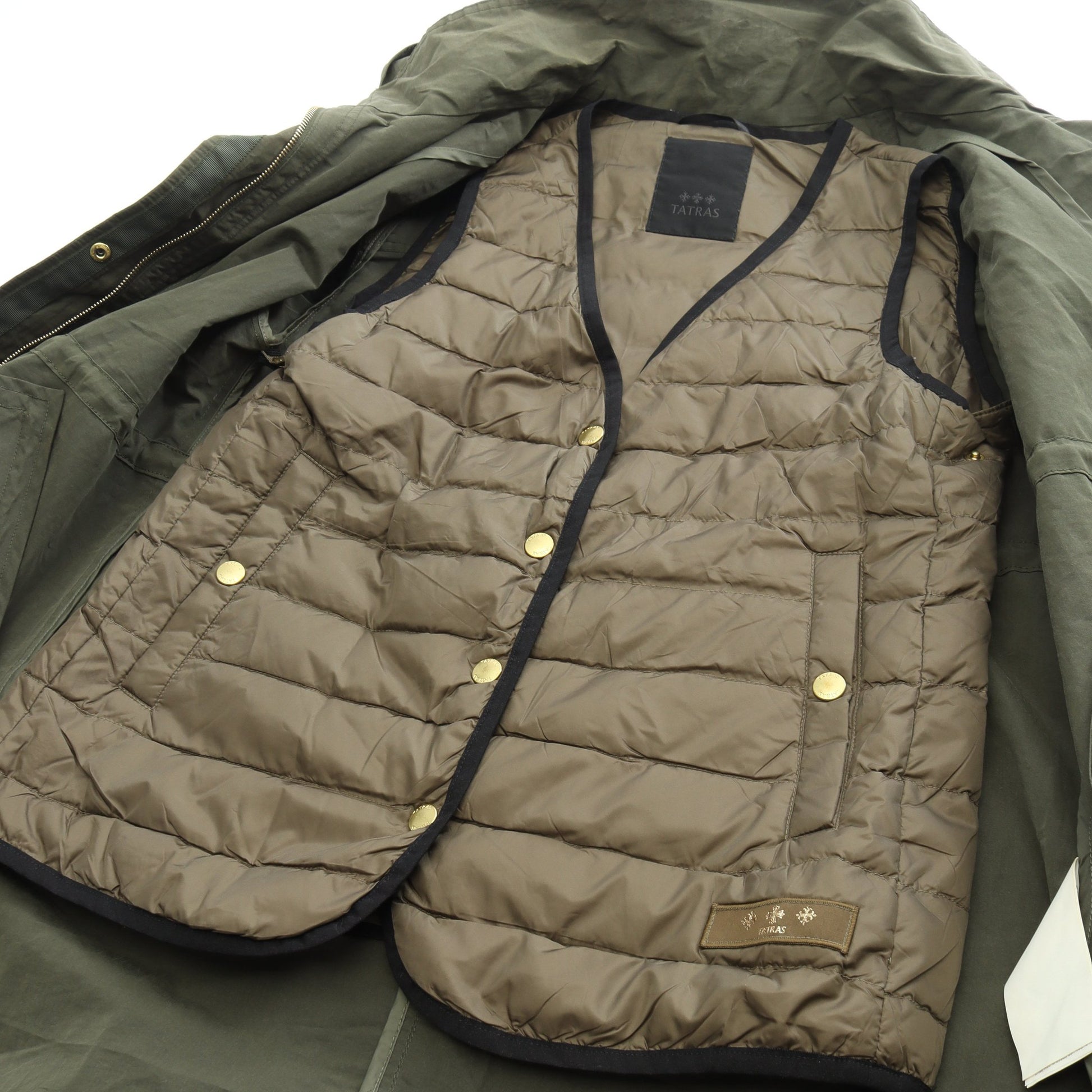 モッズコート ナイロン カーキグリーン タトラス アウター TATRAS