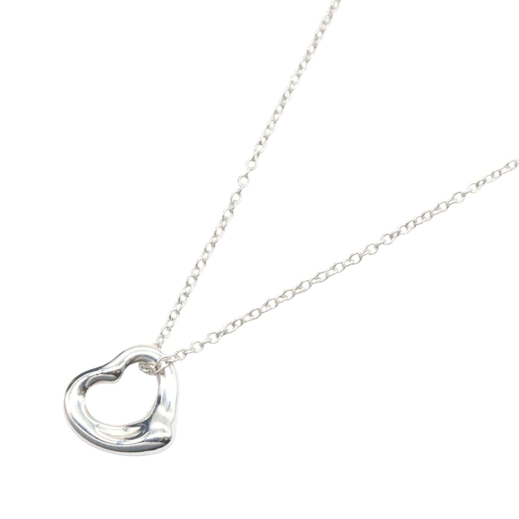 オープンハート ネックレス ミニ ネックレス SV925 シルバー