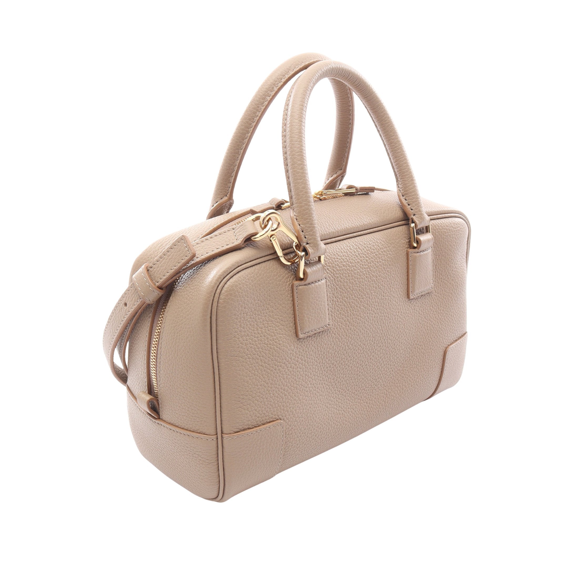 アマソナ23 ハンドバッグ レザー グレーベージュ 2WAY ロエベ – RECLO