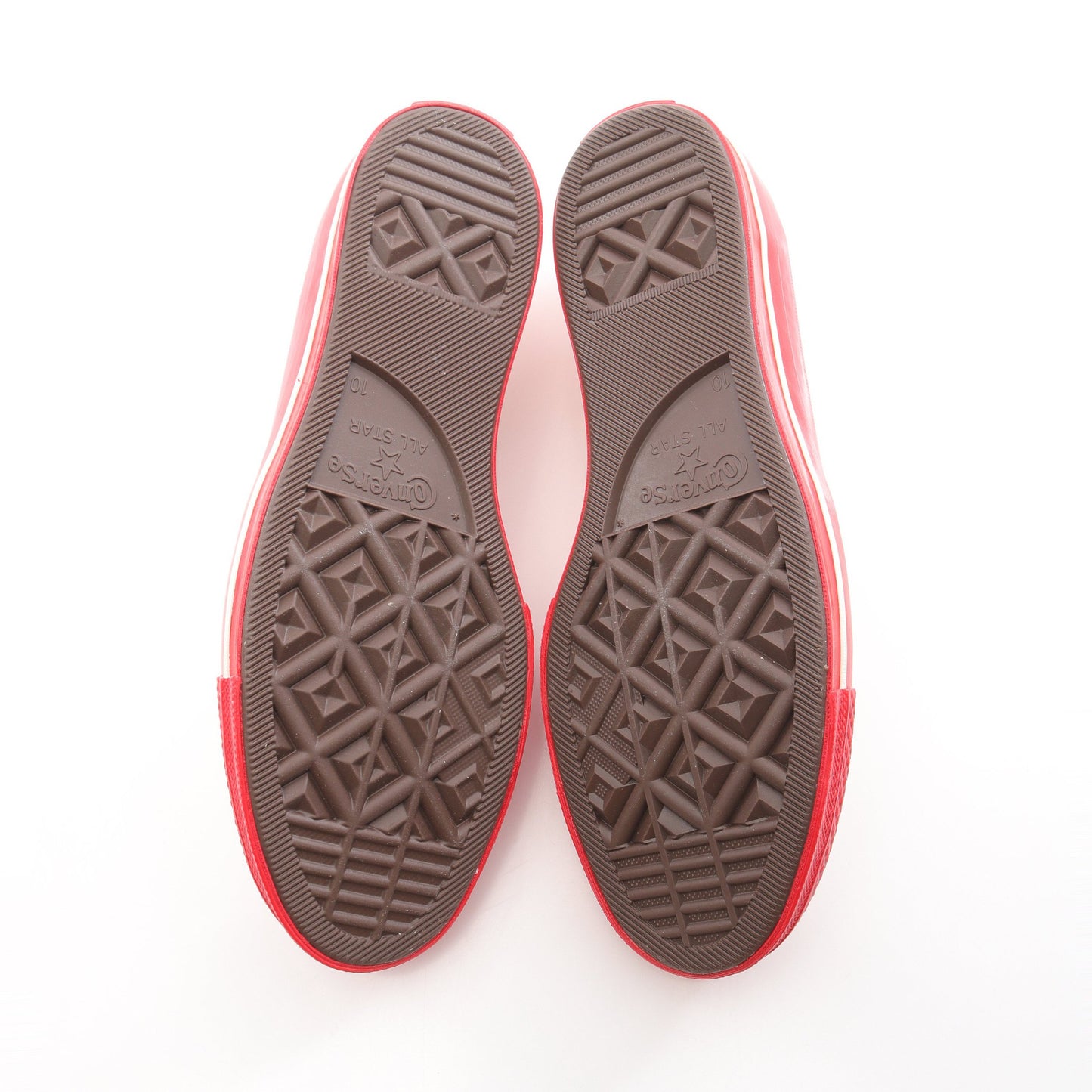 PLAY COMME des GARCONS × CONVERSE スニーカー キャンバス オフホワイト レッド プレイコムデギャルソン シューズ PLAY COMME des GARCONS