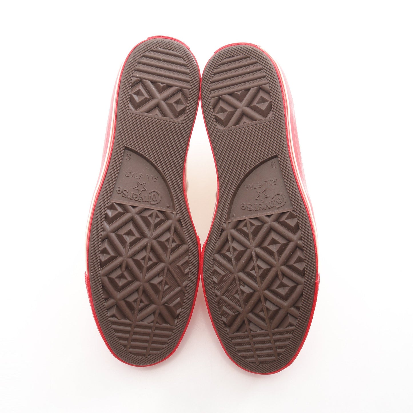 PLAY COMME des GARCONS × CONVERSE ハイカットスニーカー キャンバス オフホワイト レッド プレイコムデギャルソン シューズ PLAY COMME des GARCONS