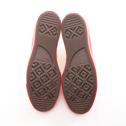 PLAY COMME des GARCONS × CONVERSE ハイカットスニーカー キャンバス オフホワイト レッド プレイコムデギャルソン シューズ PLAY COMME des GARCONS