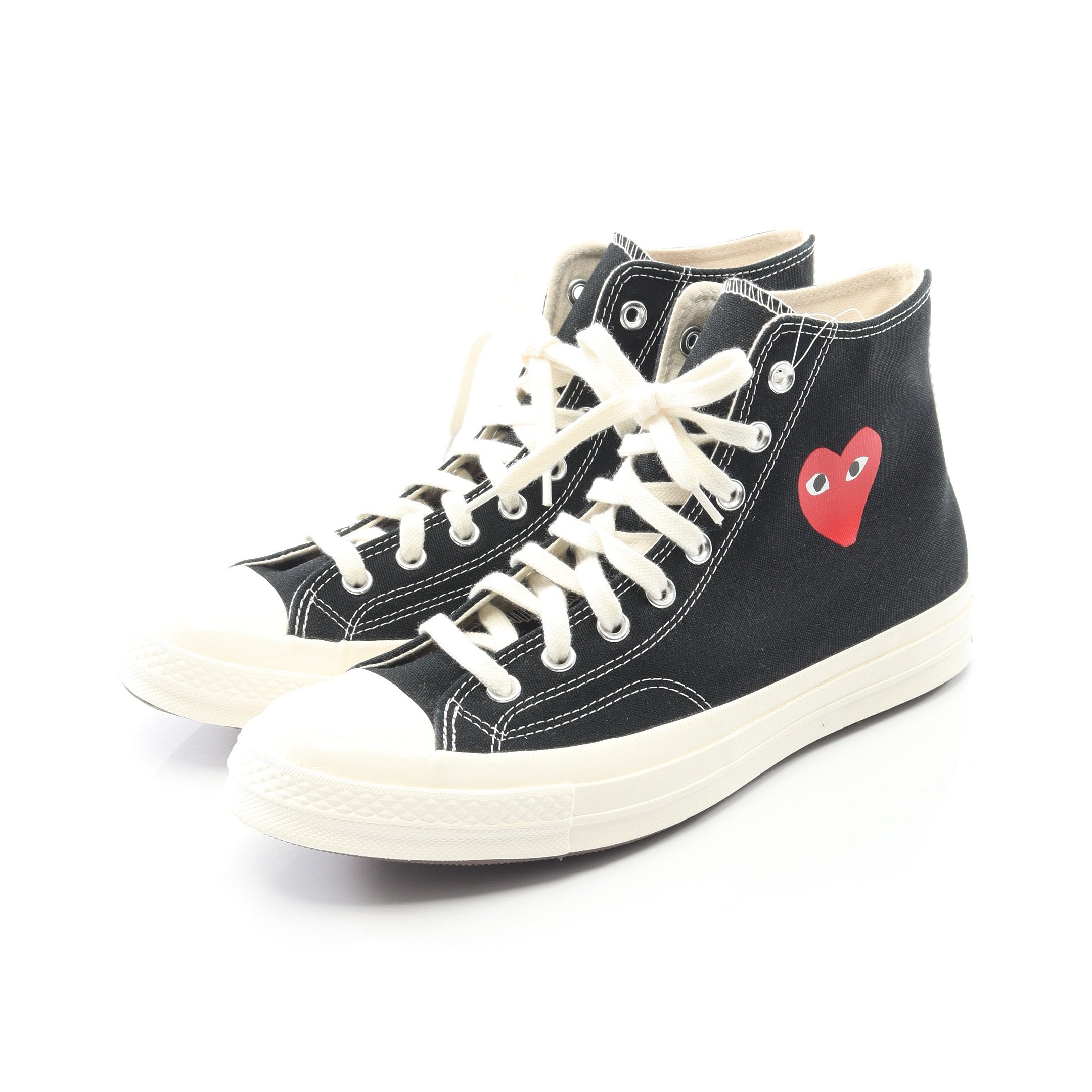 現行・超美品✨コムデギャルソン×CONVERSE 24.5 プレイ コム デ ギャルソン × コンバース 初の厚底スニーカーを発売