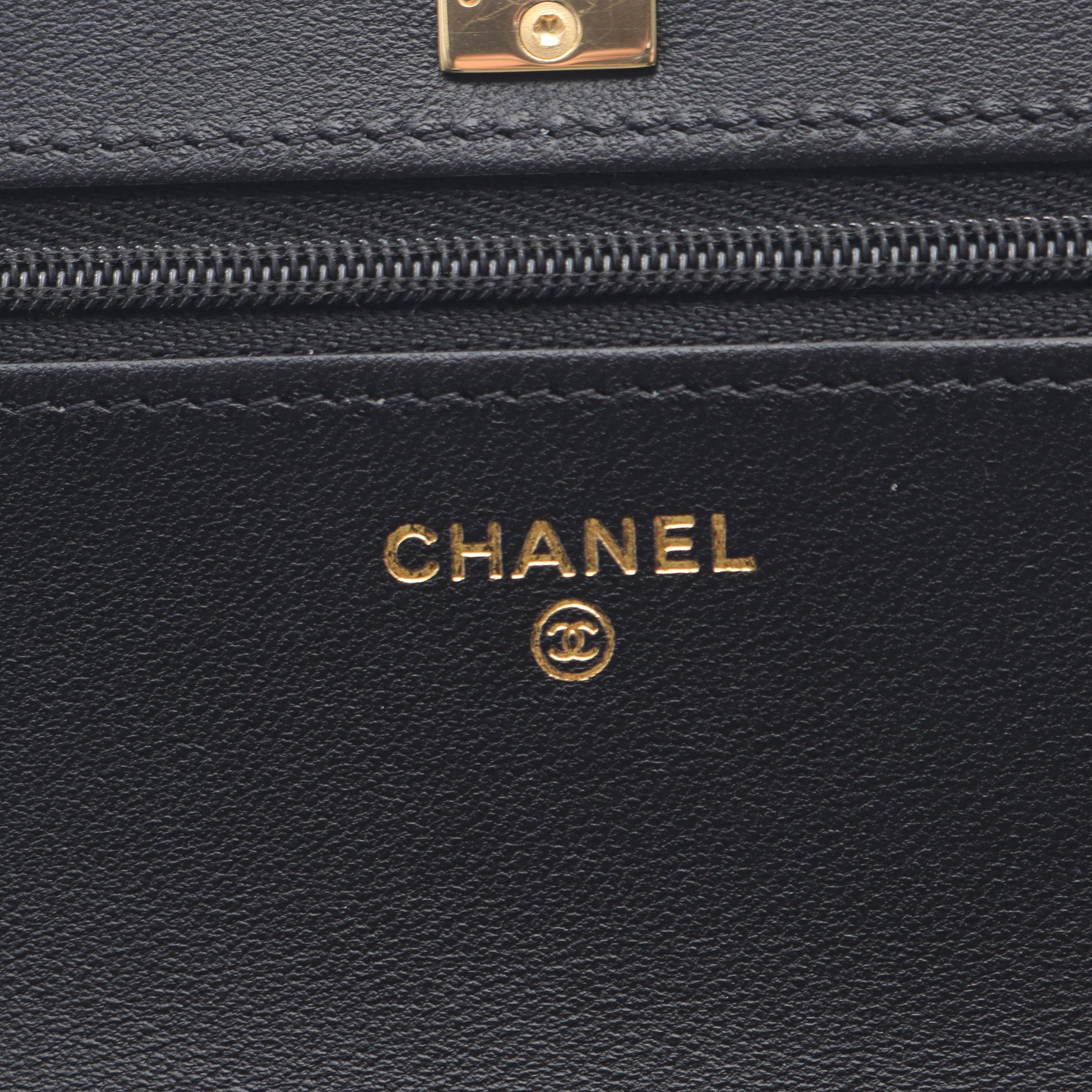 マトラッセ チェーンウォレット ラムスキン ブラック ゴールド金具 シャネル バッグ CHANEL