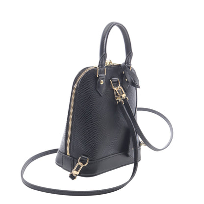アルマバックパック エピ ノワール リュックサック レザー ブラック ルイヴィトン バッグ LOUIS VUITTON