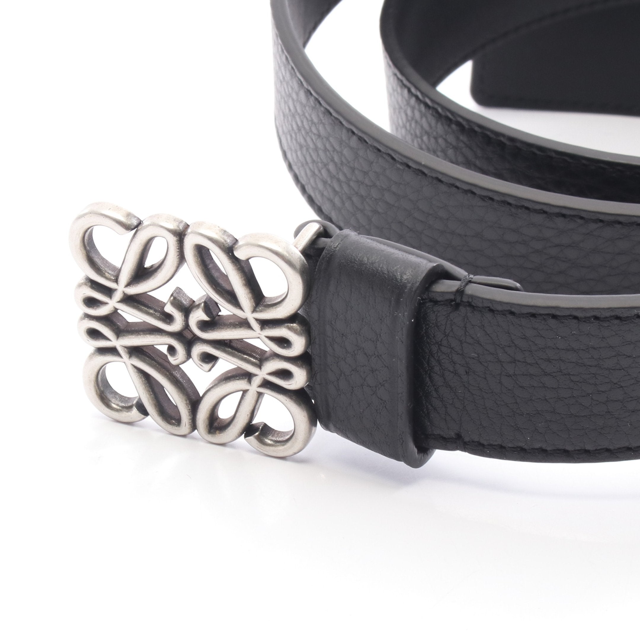 アナグラム チャンキー ベルト レザー ブラック ロエベ – RECLO