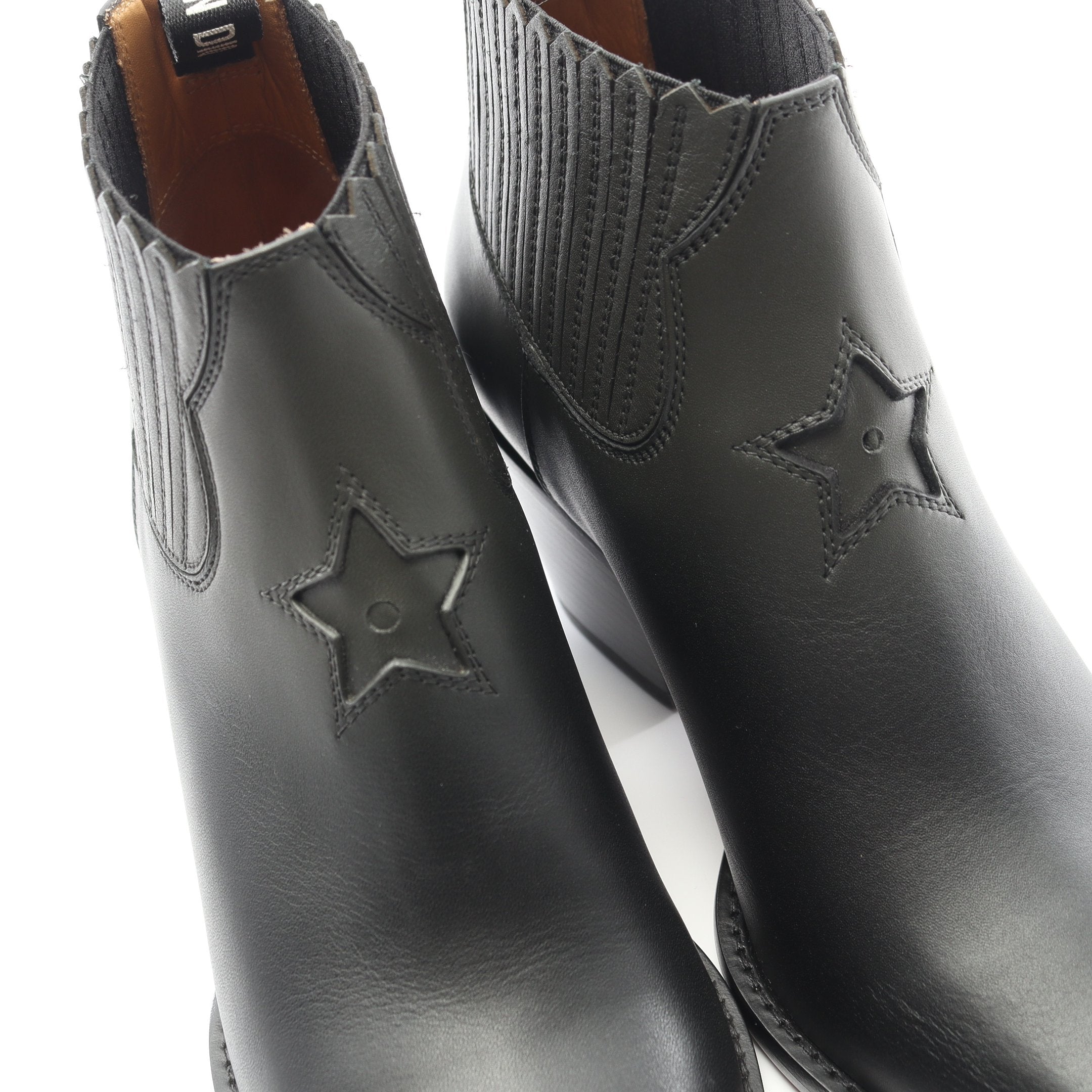 ショート サイドゴアブーツ レザー ブラック クリスチャンディオール