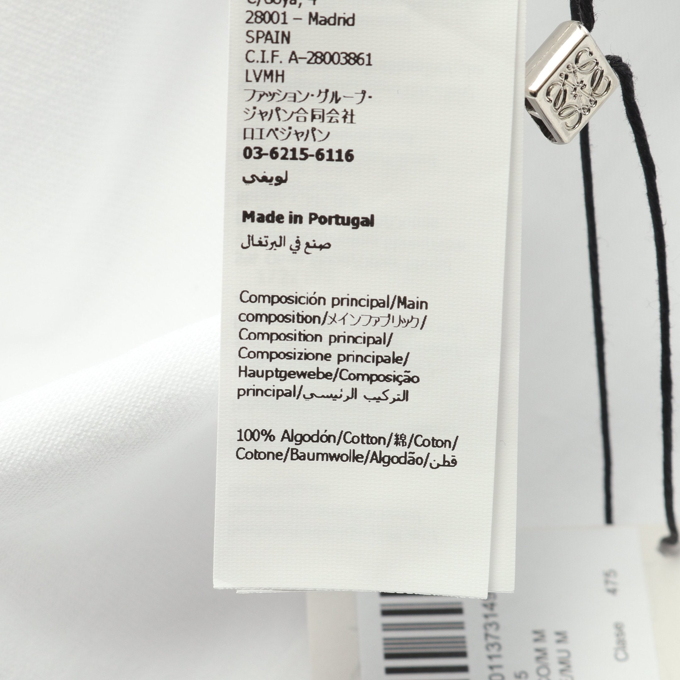 アナグラムエンブロイダリー Tシャツ クルーネック 半袖 コットン