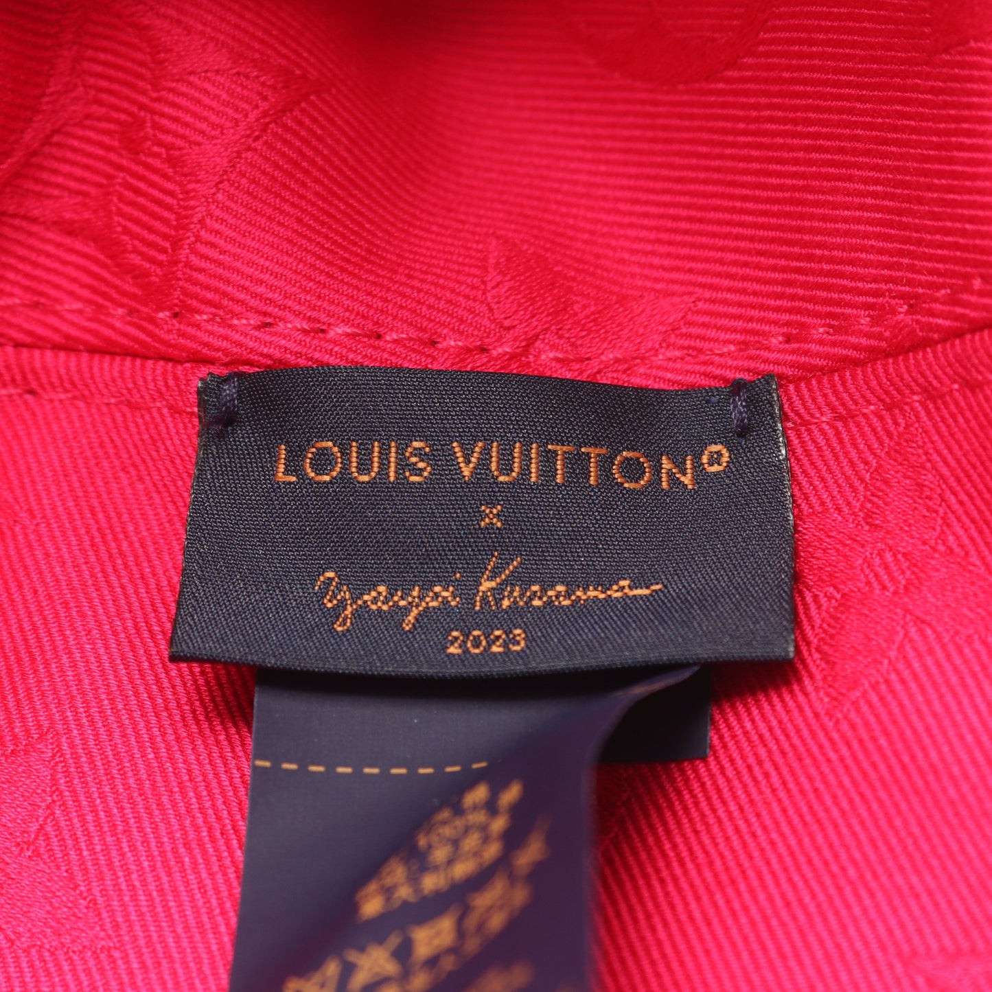 LV × YK バケットハット 帽子 コットン ブラック ピンク リバーシブル ルイヴィトン 財布・小物 LOUIS VUITTON