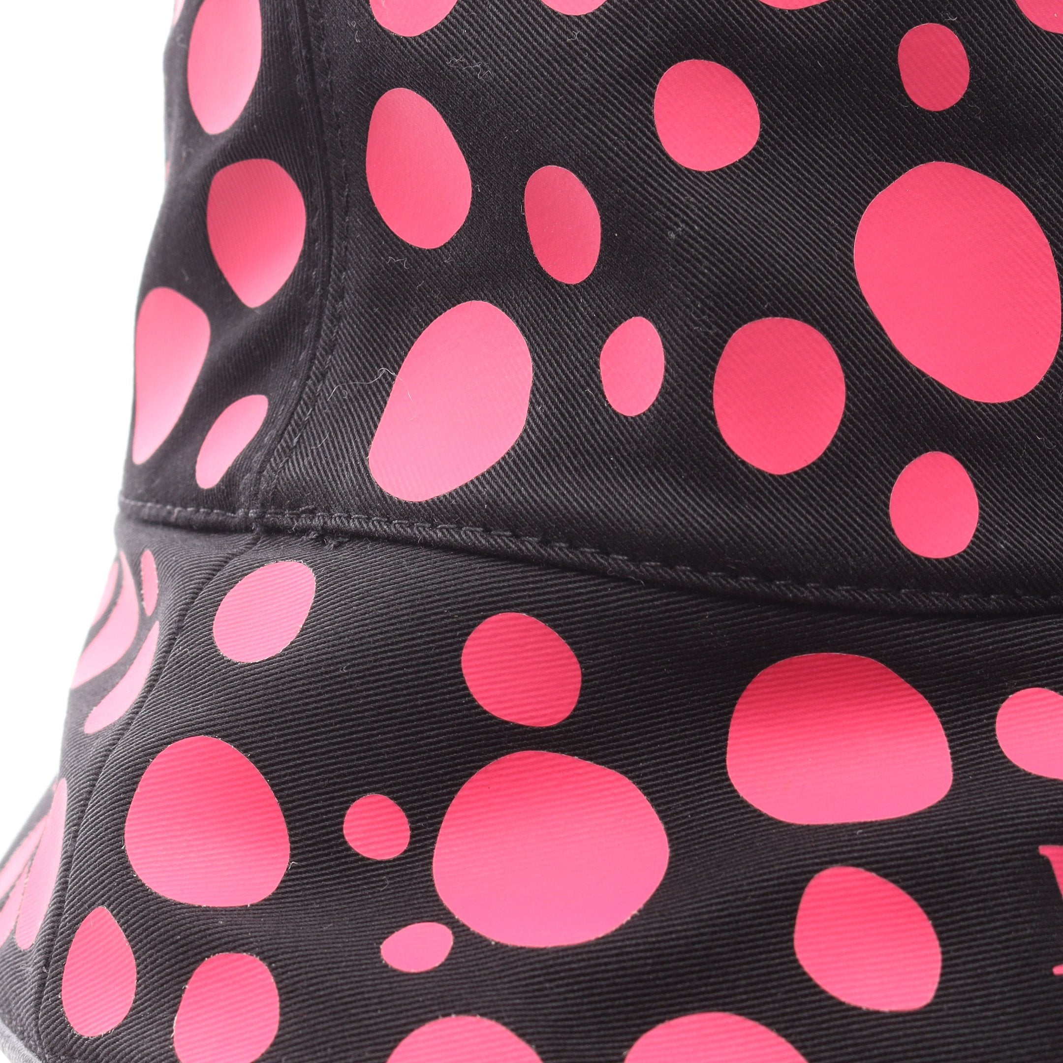 LV × YK バケットハット 帽子 コットン ブラック ピンク リバーシブル