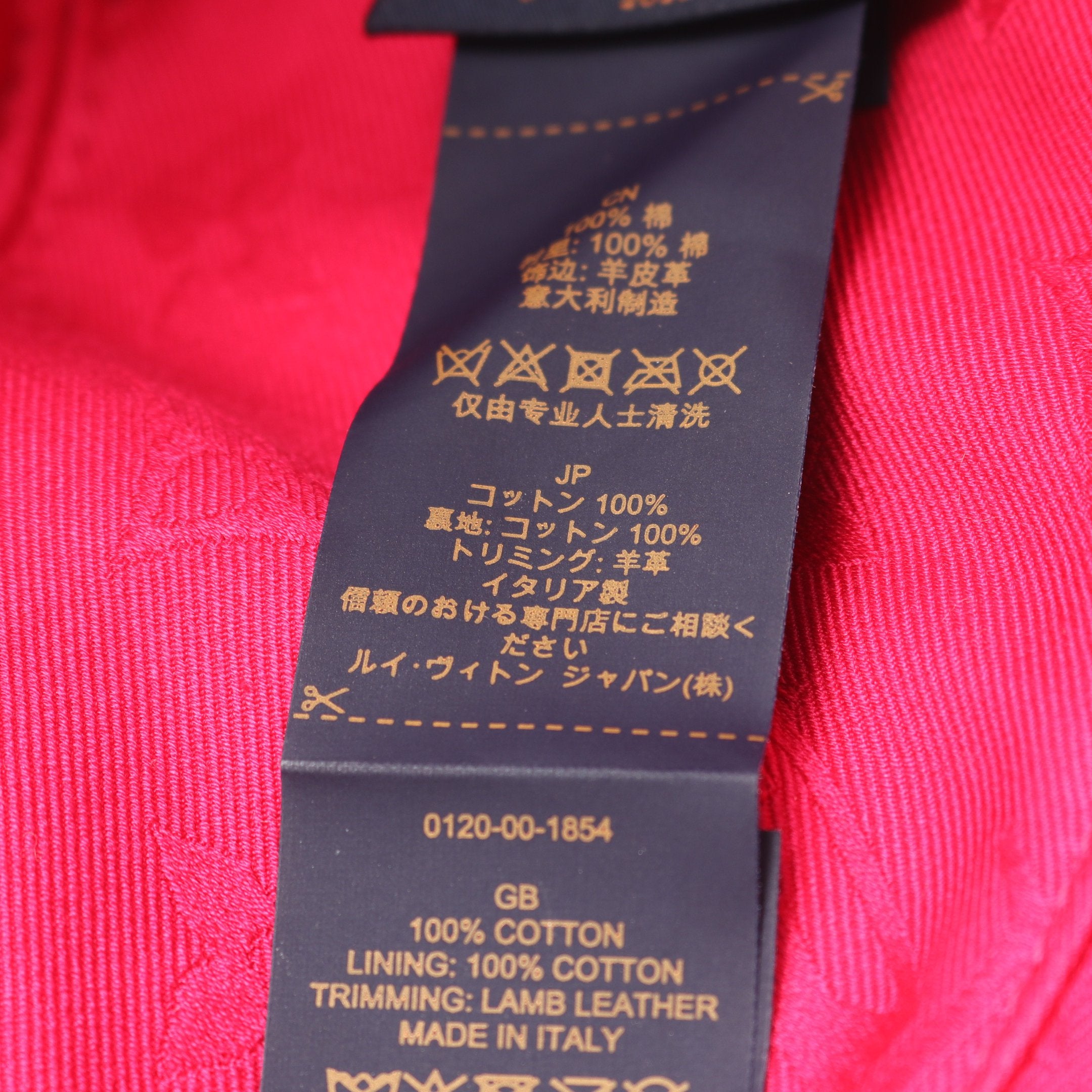 LV × YK バケットハット 帽子 コットン ブラック ピンク リバーシブル